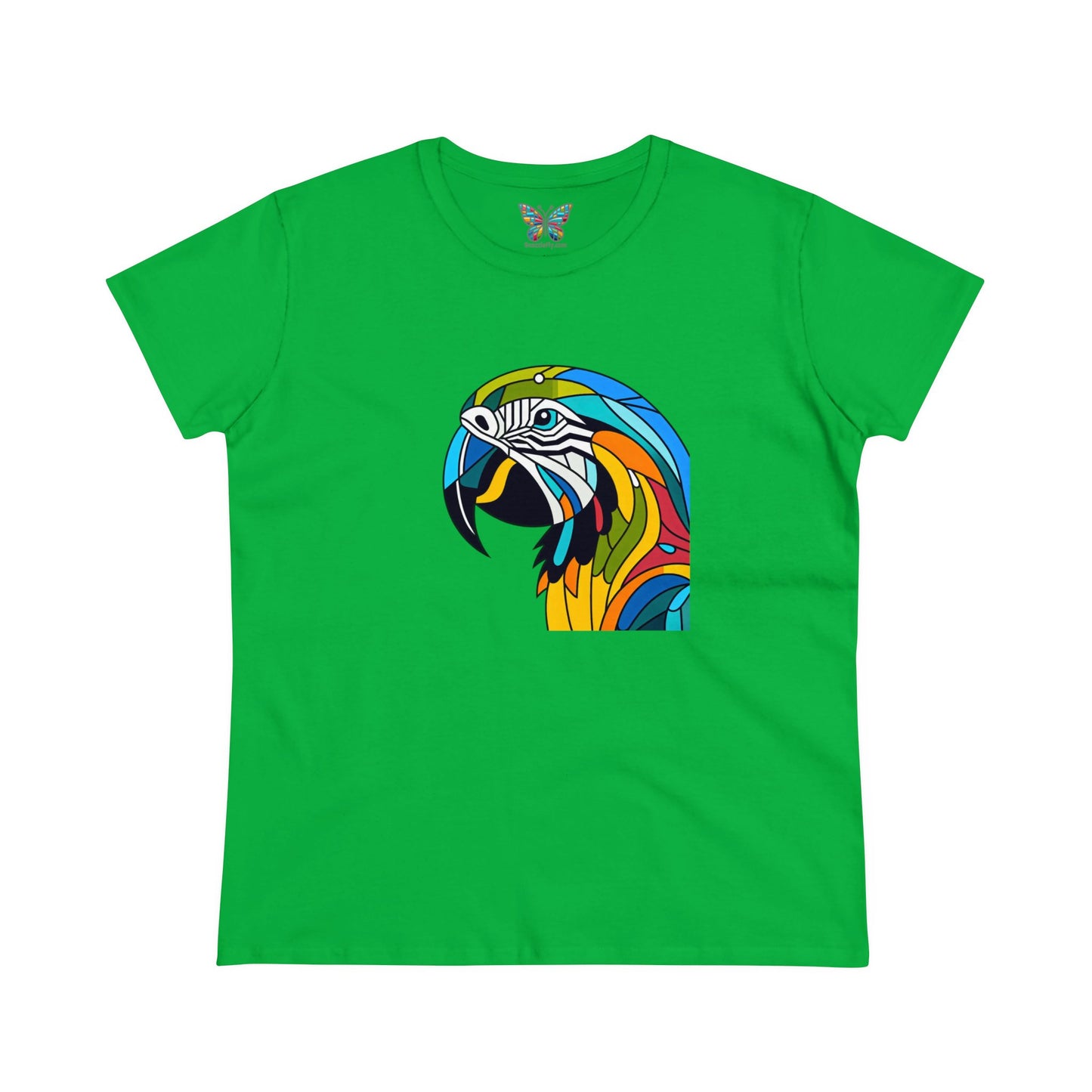 Macaw Parrot Kaleidoshimmer - Women - Snazzle Tee