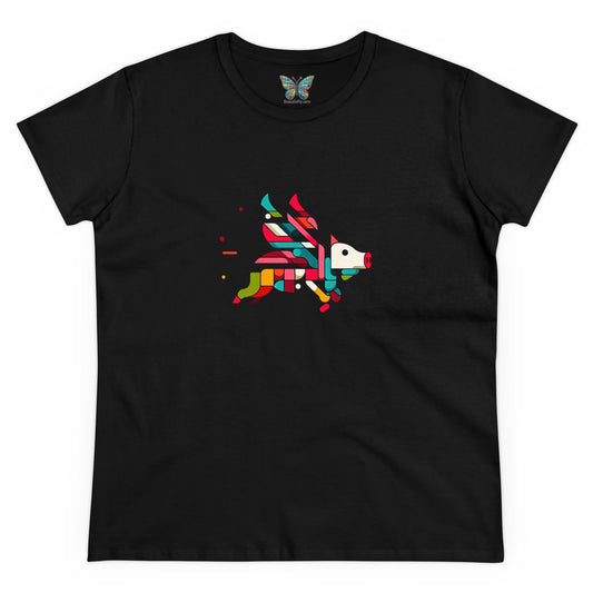 Flying Pig Quirkella - Women - Snazzle Tee