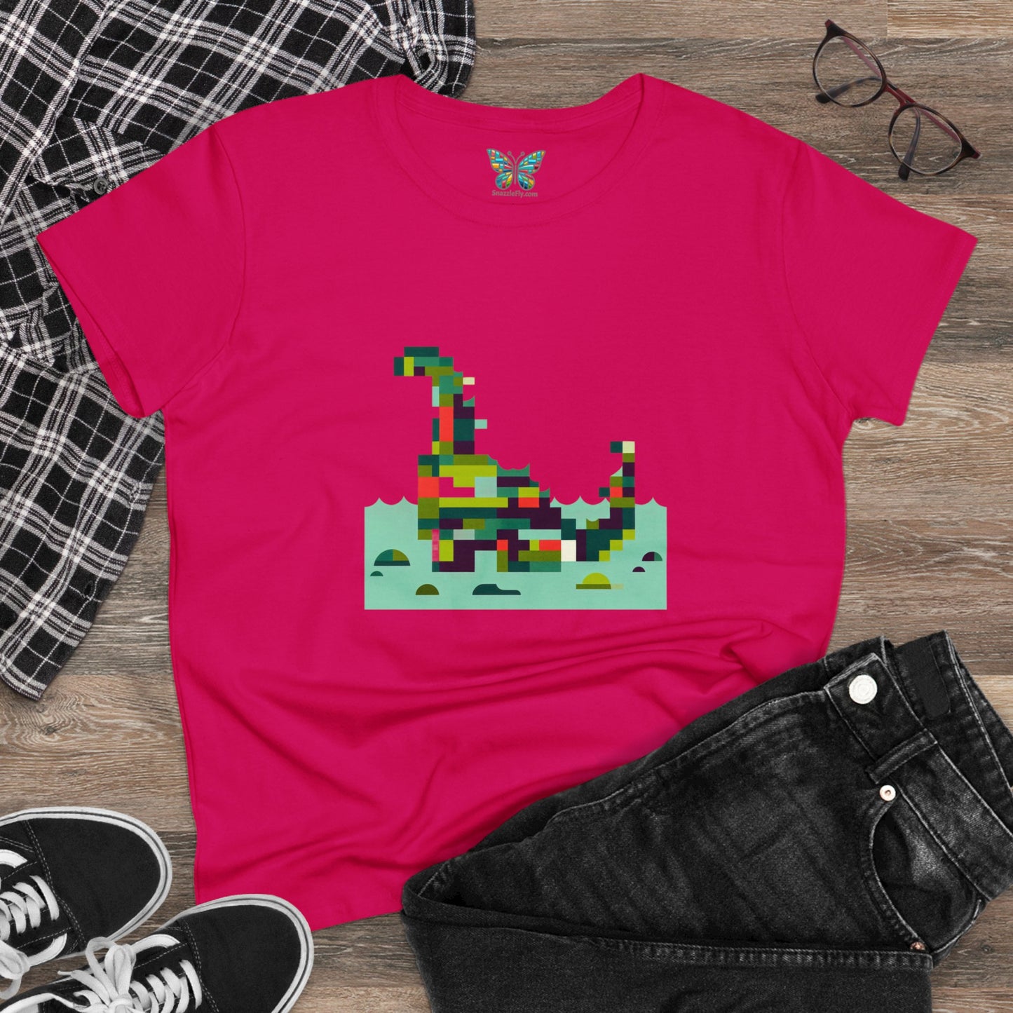 Loch Ness Monster Exquisplority - Women - Snazzle Tee