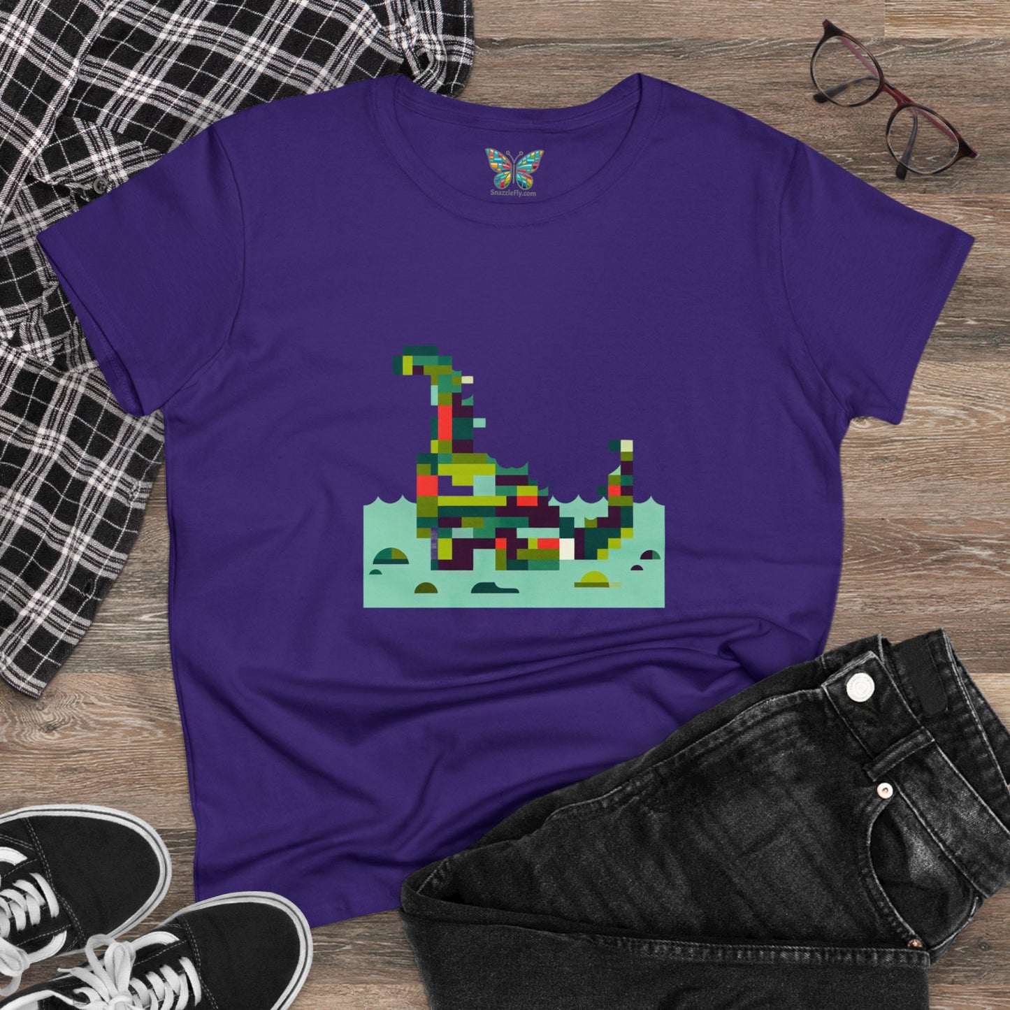 Loch Ness Monster Exquisplority - Women - Snazzle Tee