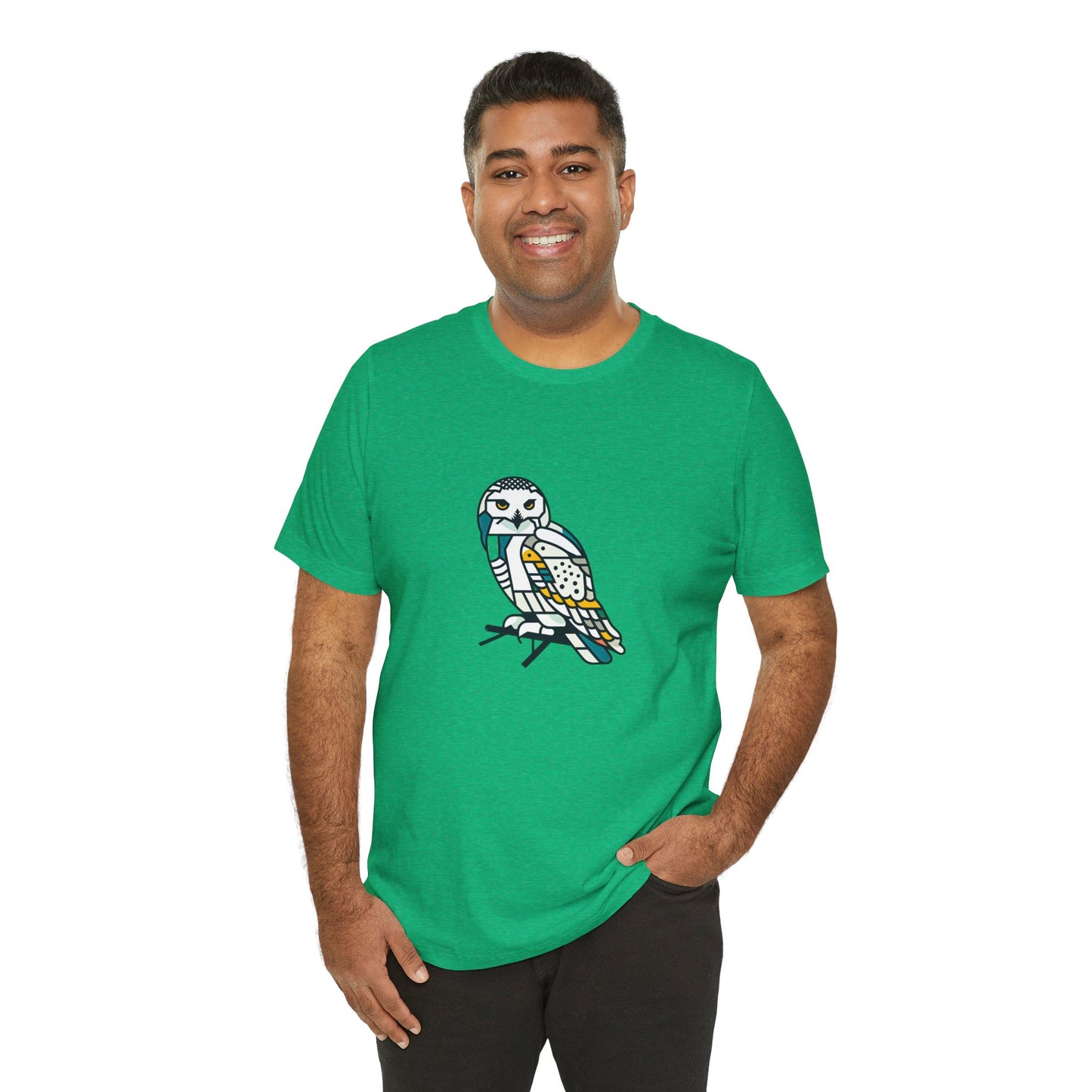 Snowy Owl Expancesthetic - Snazzle Tee