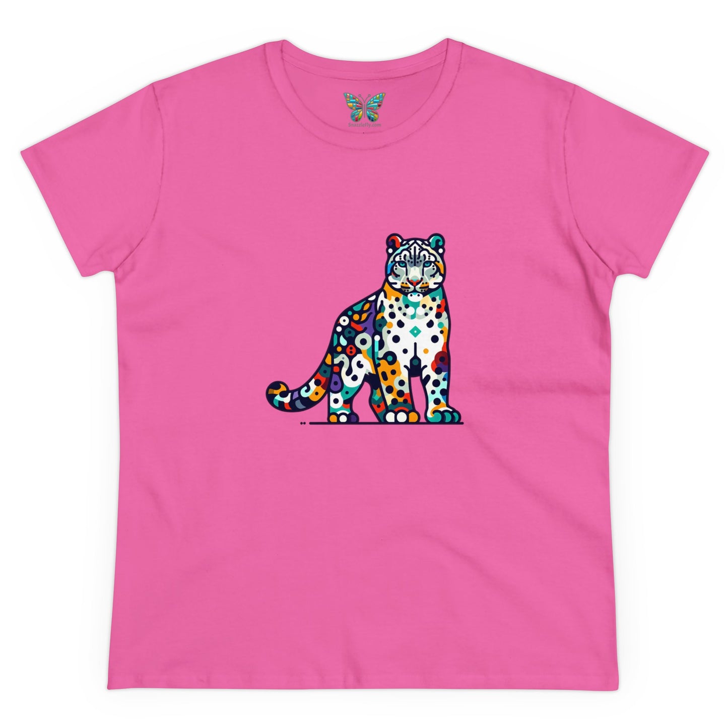 Snow Leopard Mystivibe - Women - Snazzle Tee