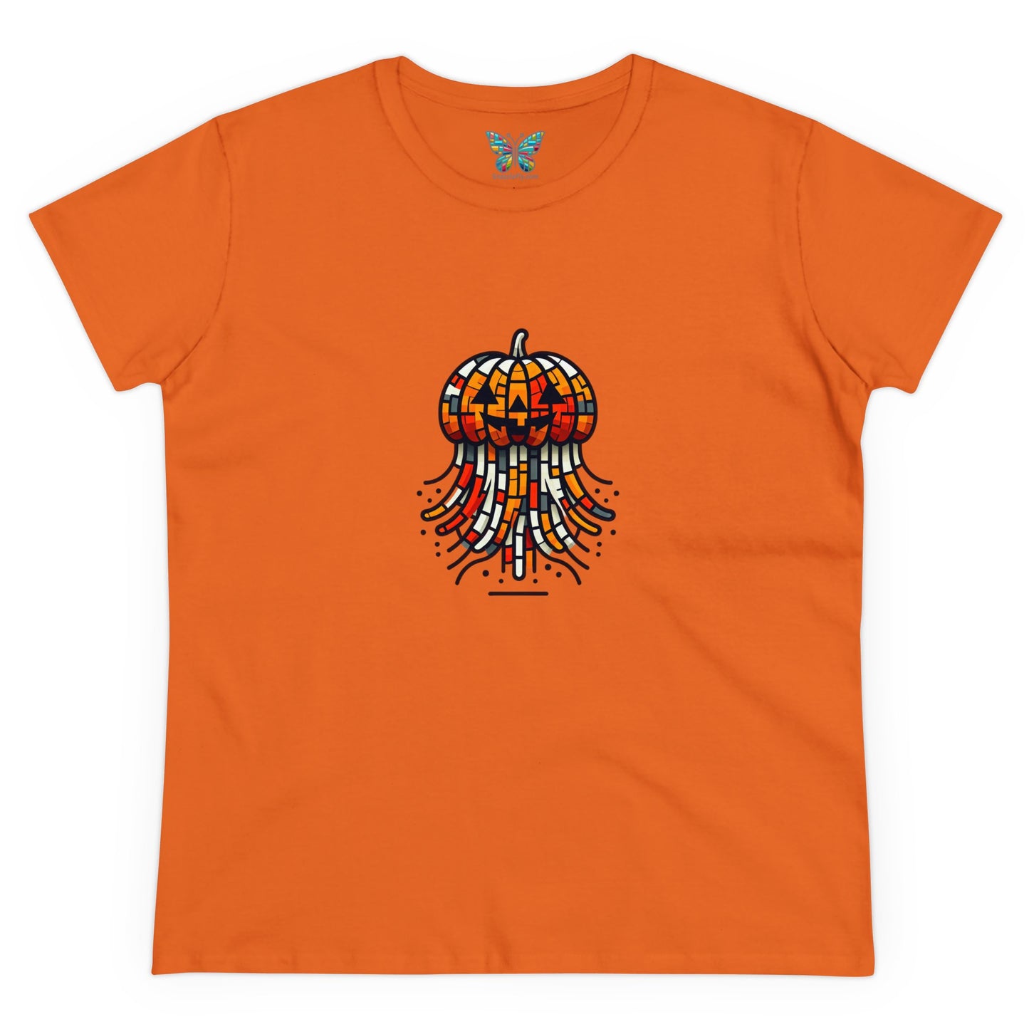 Jack-o'-Lantern Jellyfish Mirthmosphere - Women - Snazzle Tee