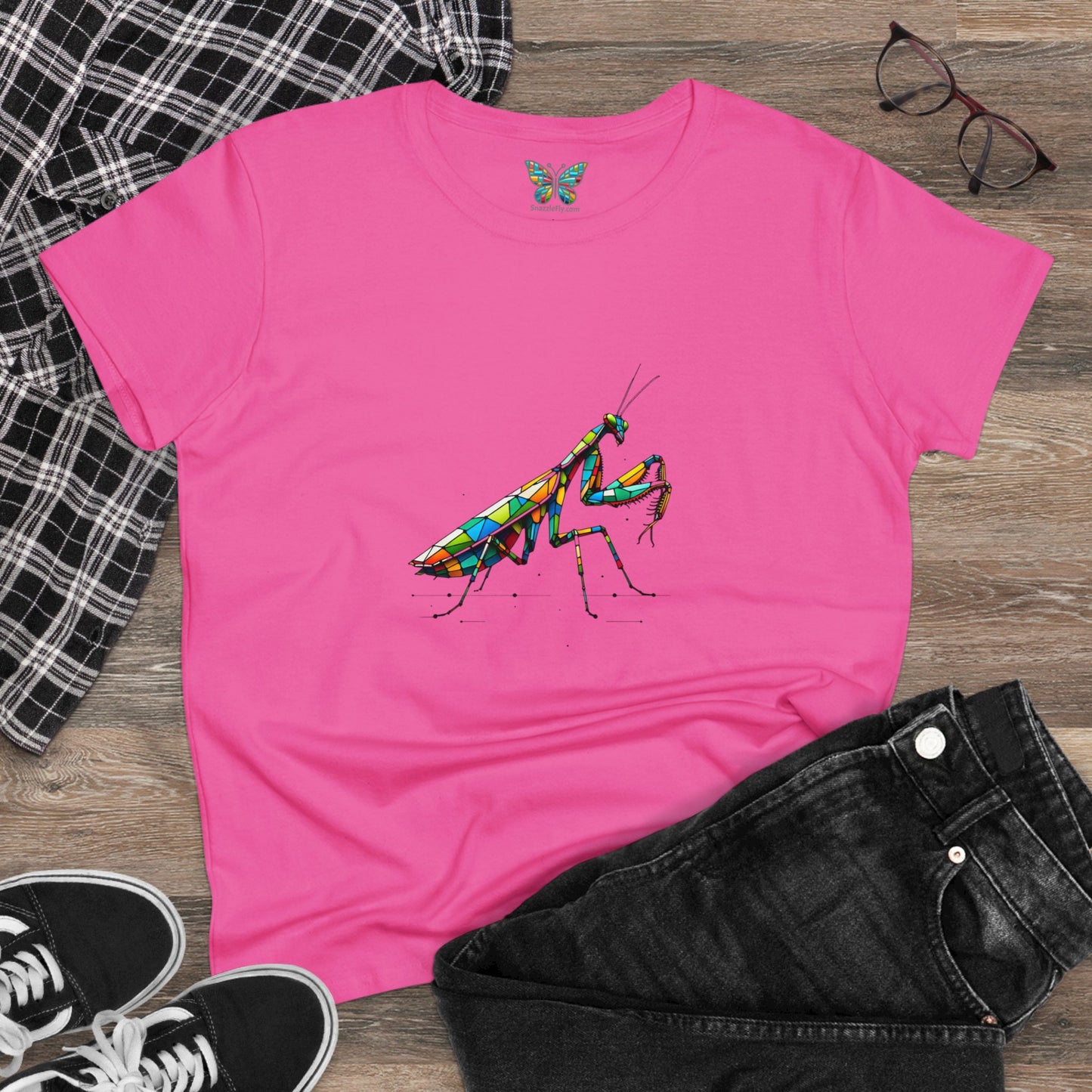 Praying Mantis Inspirapture - Women - Snazzle Tee