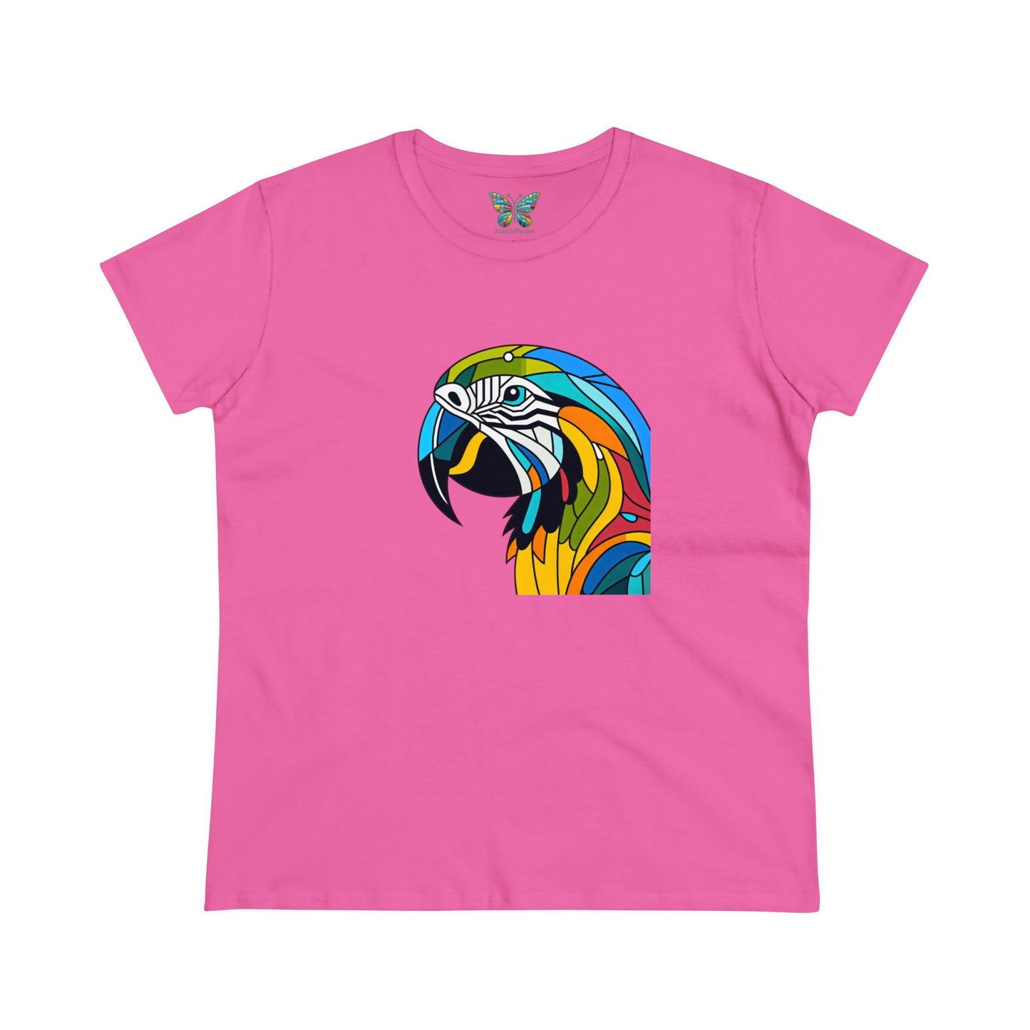 Macaw Parrot Kaleidoshimmer - Women - Snazzle Tee