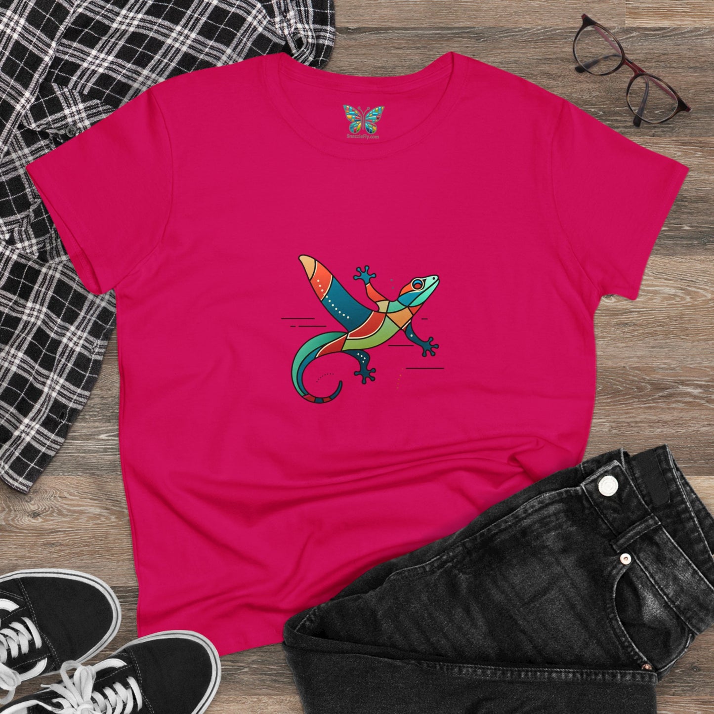 Flying Gecko Nostalglore - Women - Snazzle Tee