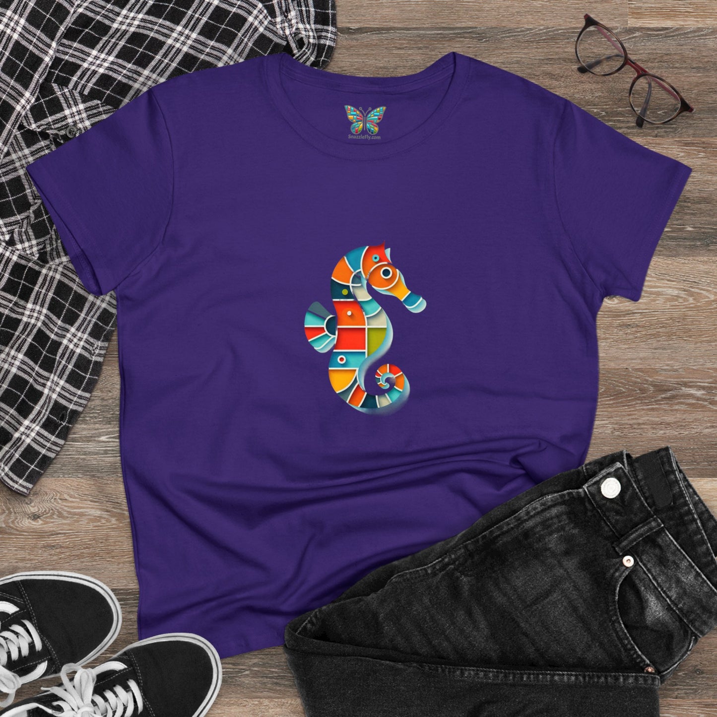 Seahorse Joyblend - Women - Snazzle Tee