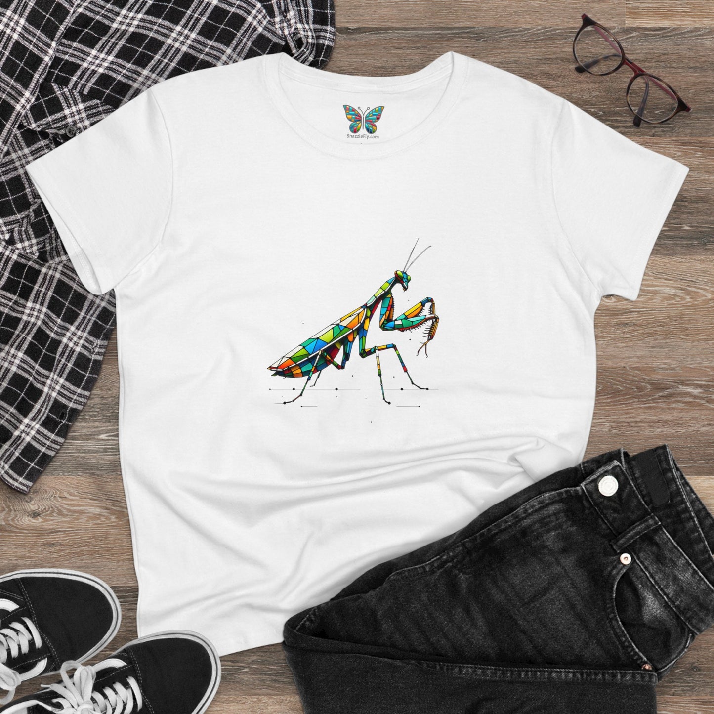 Praying Mantis Inspirapture - Women - Snazzle Tee