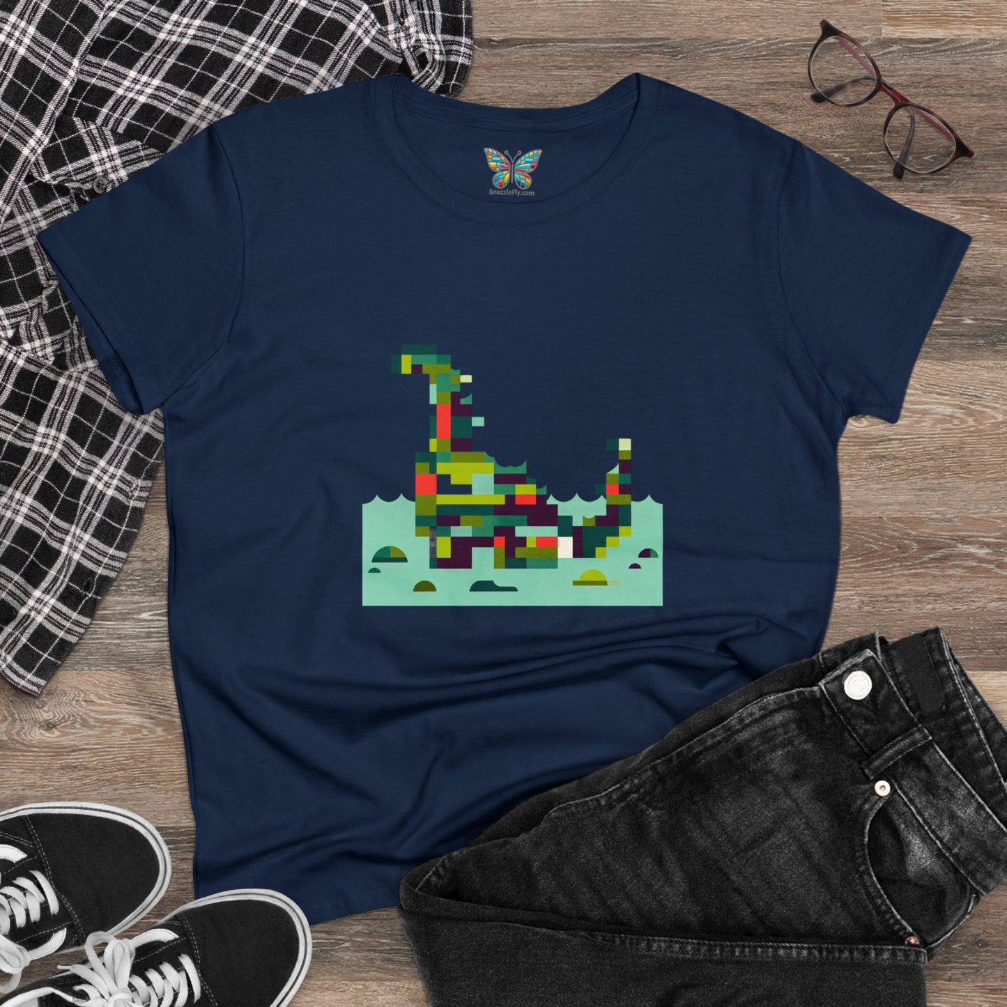 Loch Ness Monster Exquisplority - Women - Snazzle Tee