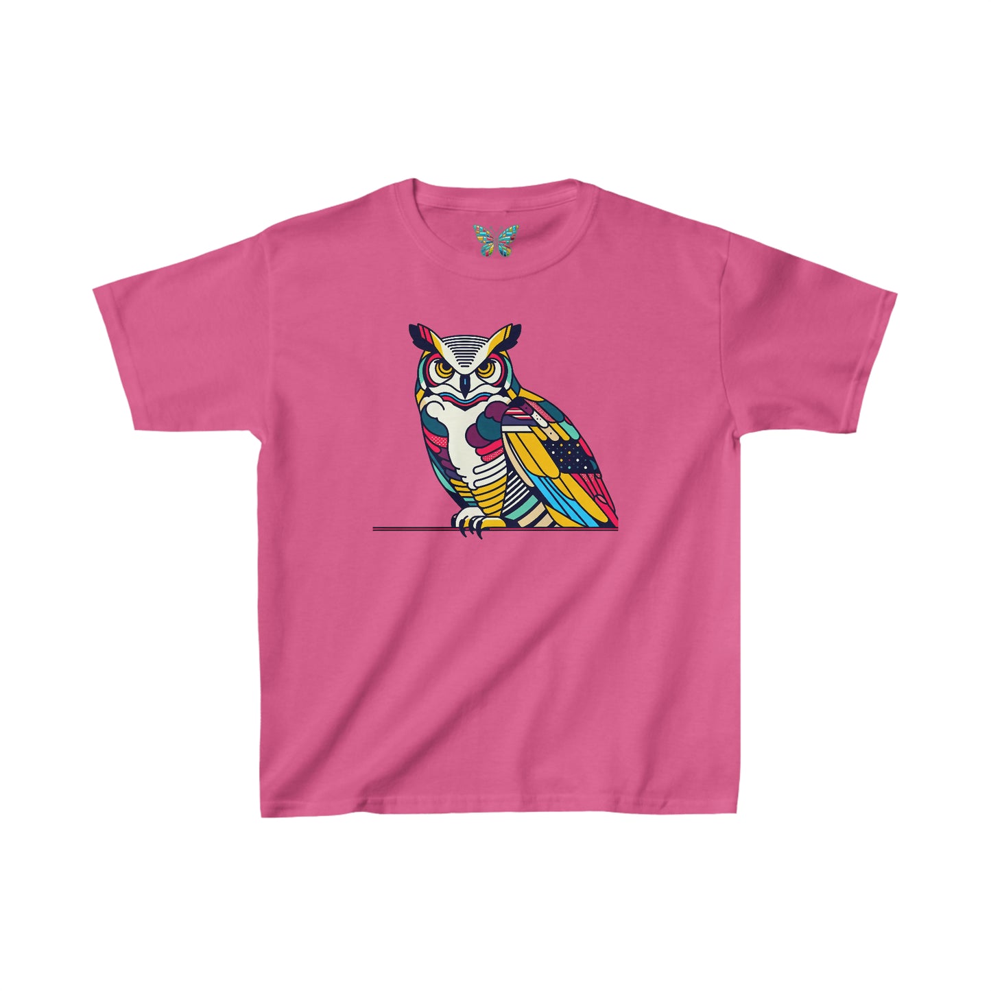 Great Horned Owl Inspyrava - Youth - Snazzle Tee
