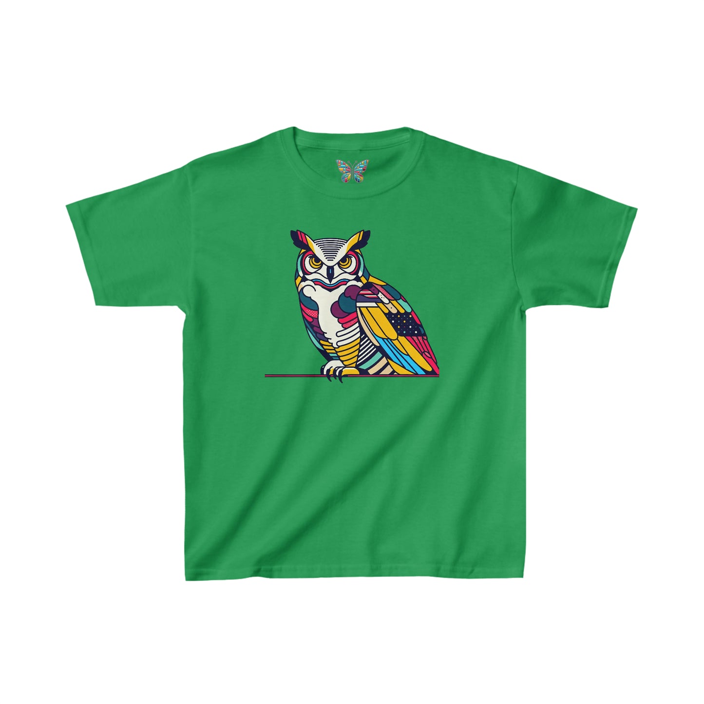 Great Horned Owl Inspyrava - Youth - Snazzle Tee
