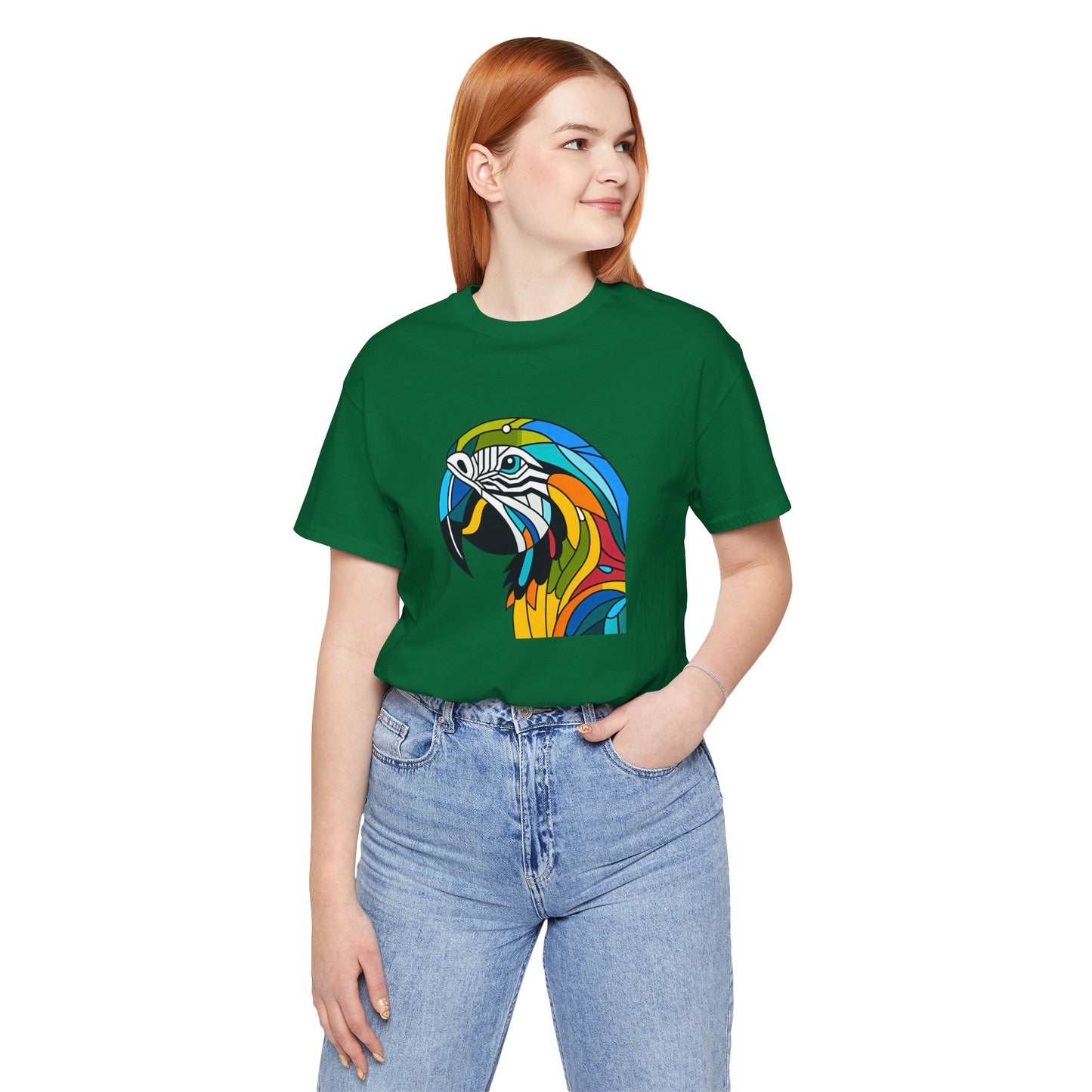 Macaw Parrot Kaleidoshimmer - Snazzle Tee