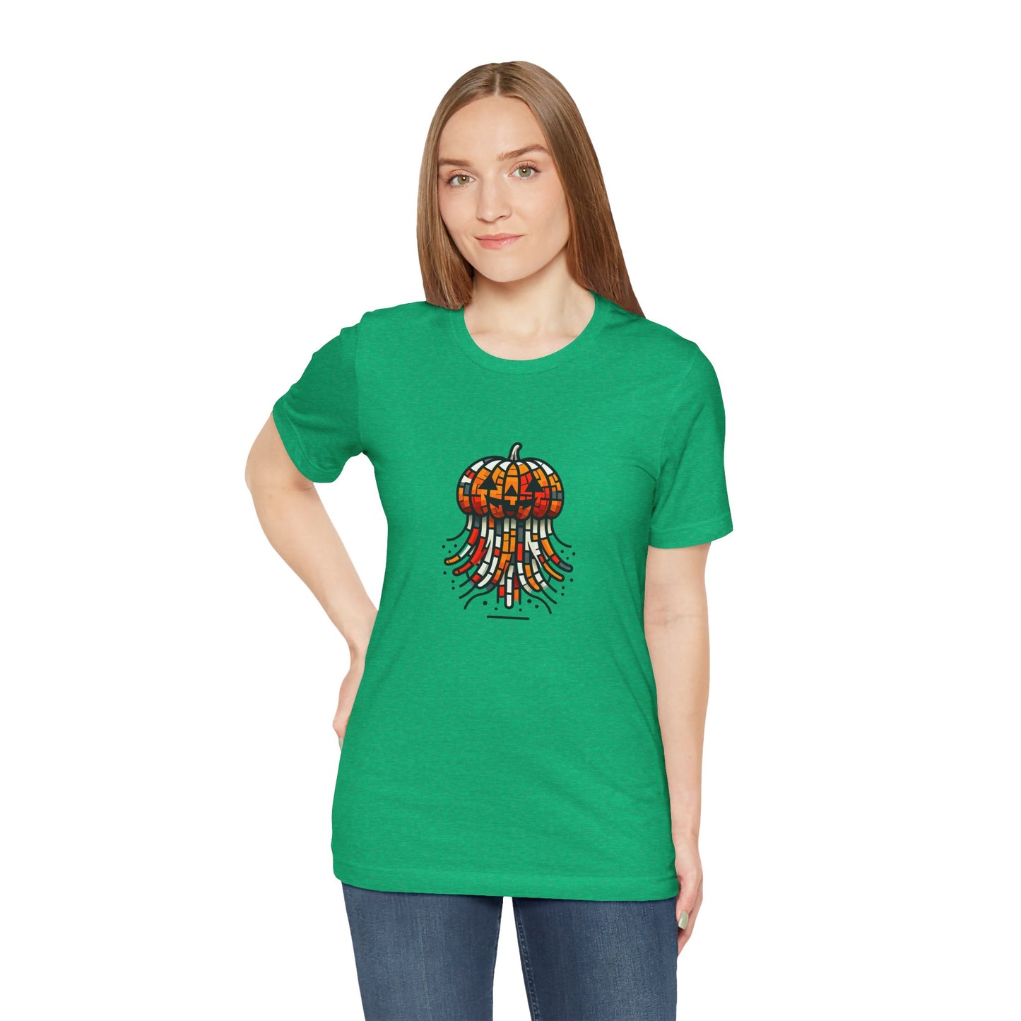 Jack-o'-Lantern Jellyfish Mirthmosphere - Snazzle Tee