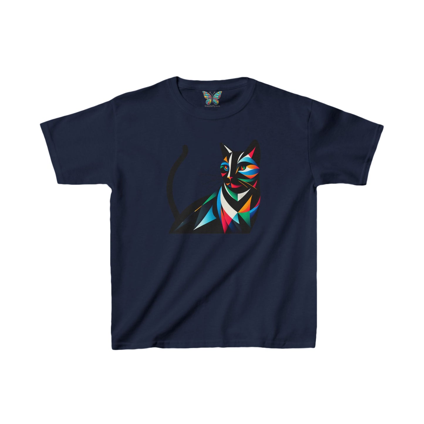 Black Cat Merelune - Youth - Snazzle Tee