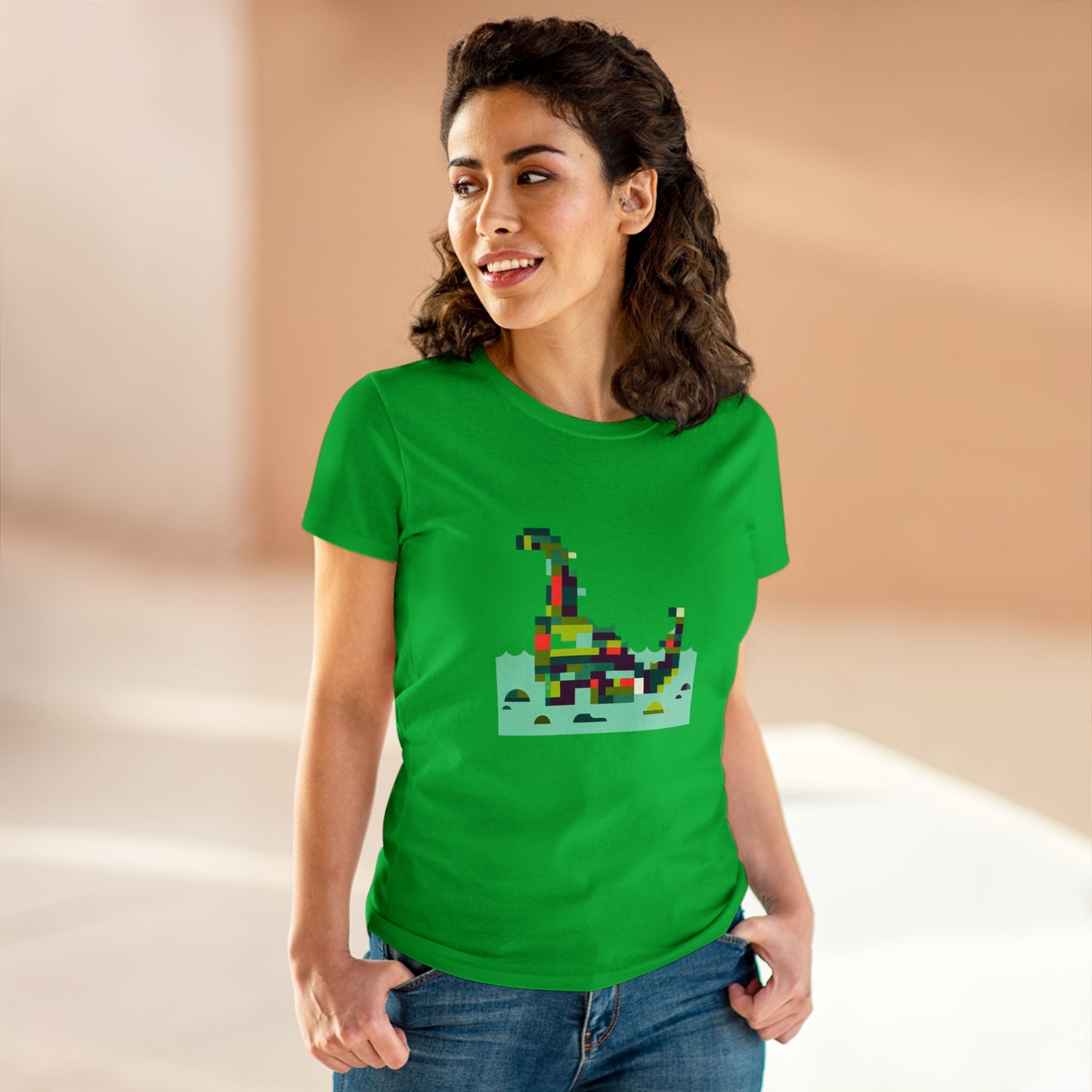 Loch Ness Monster Exquisplority - Women - Snazzle Tee