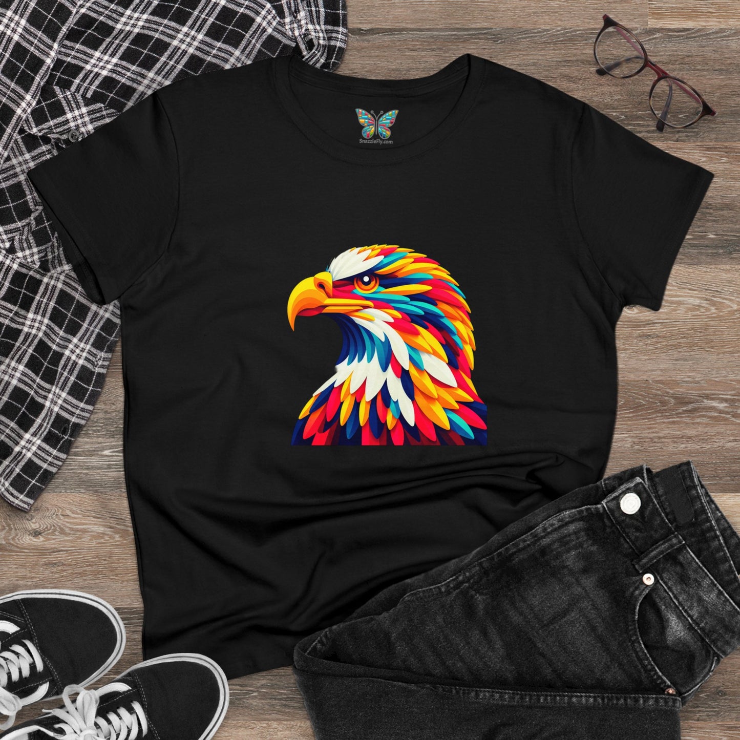 Bald Eagle Splendafrik - Women - Snazzle Tee