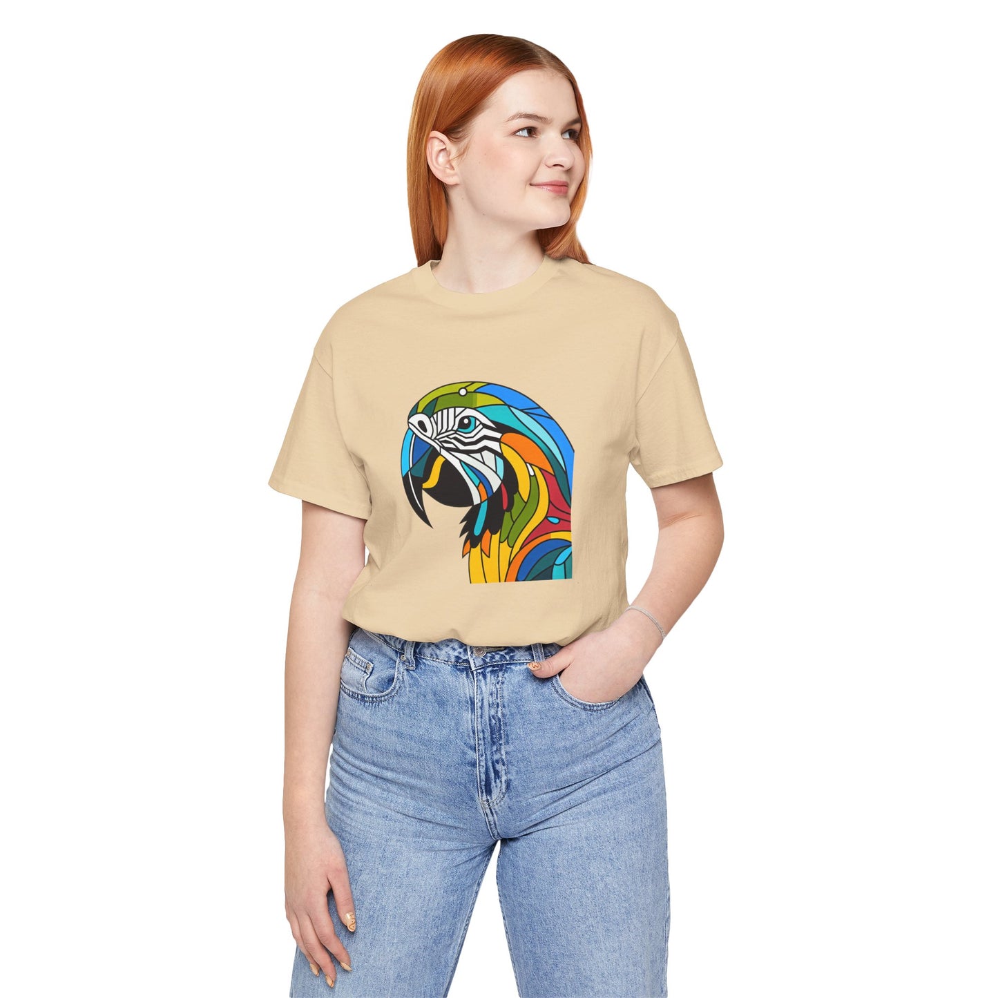 Macaw Parrot Kaleidoshimmer - Snazzle Tee