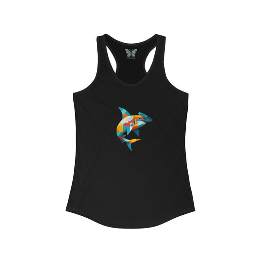 Hammerhead Shark Mosaflow - Women - Snazzle Tank