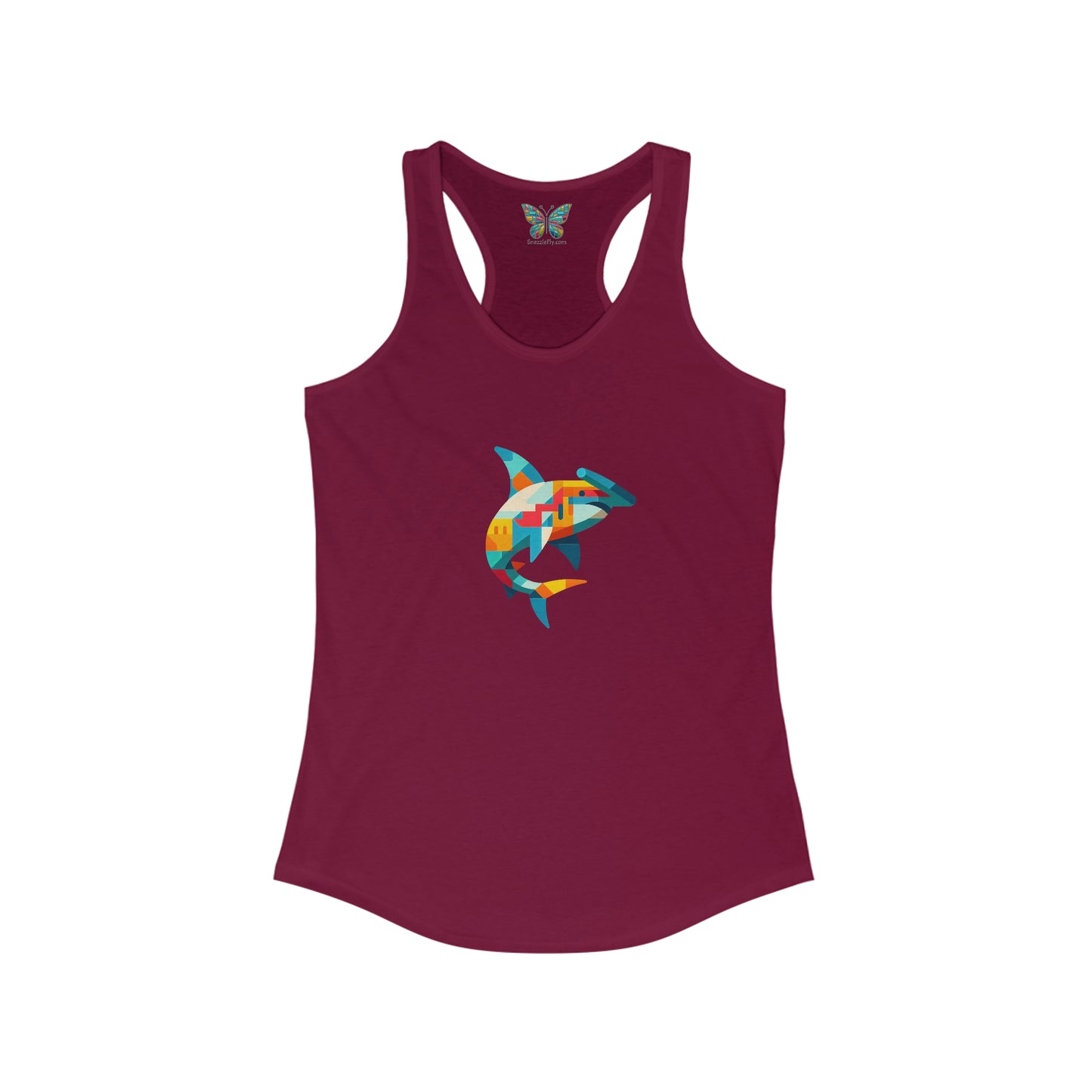 Hammerhead Shark Mosaflow - Women - Snazzle Tank