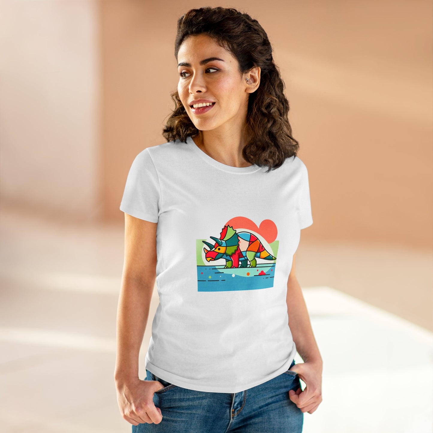 Triceratops Blithoria - Women - Snazzle Tee