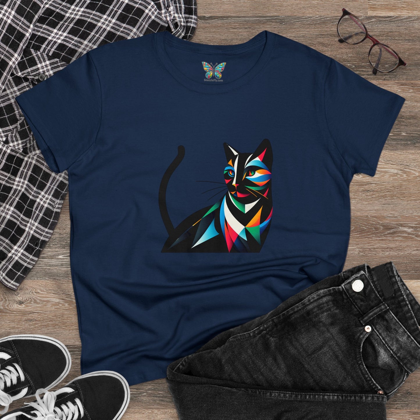 Black Cat Merelune - Women - Snazzle Tee