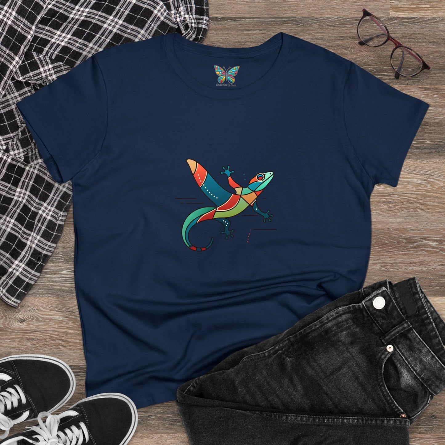 Flying Gecko Nostalglore - Women - Snazzle Tee