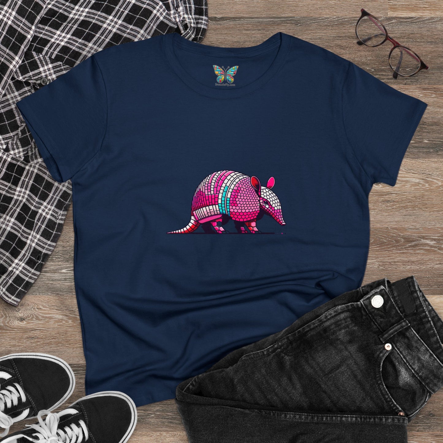 Pink Fairy Armadillo Serenivibes - Women - Snazzle Tee