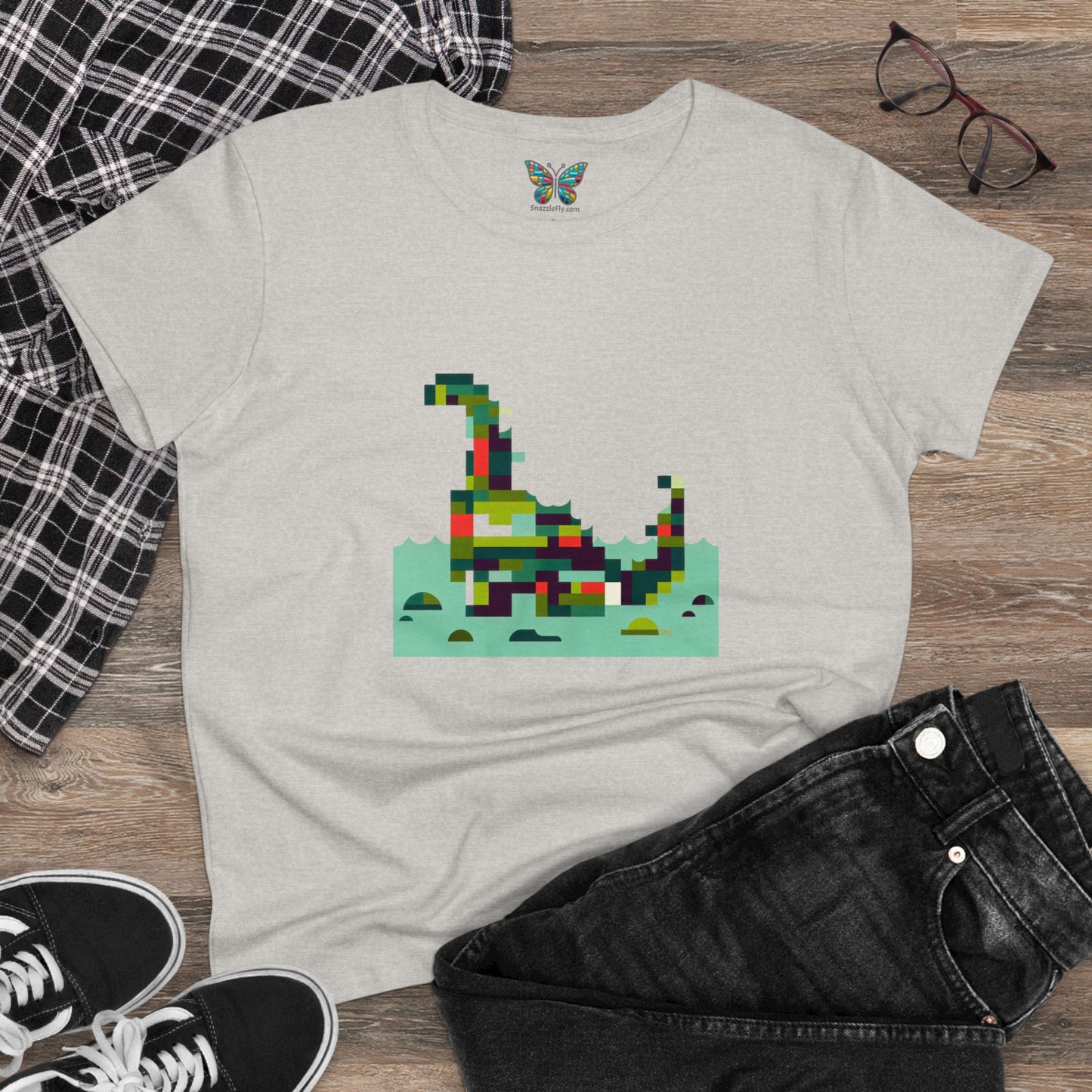 Loch Ness Monster Exquisplority - Women - Snazzle Tee