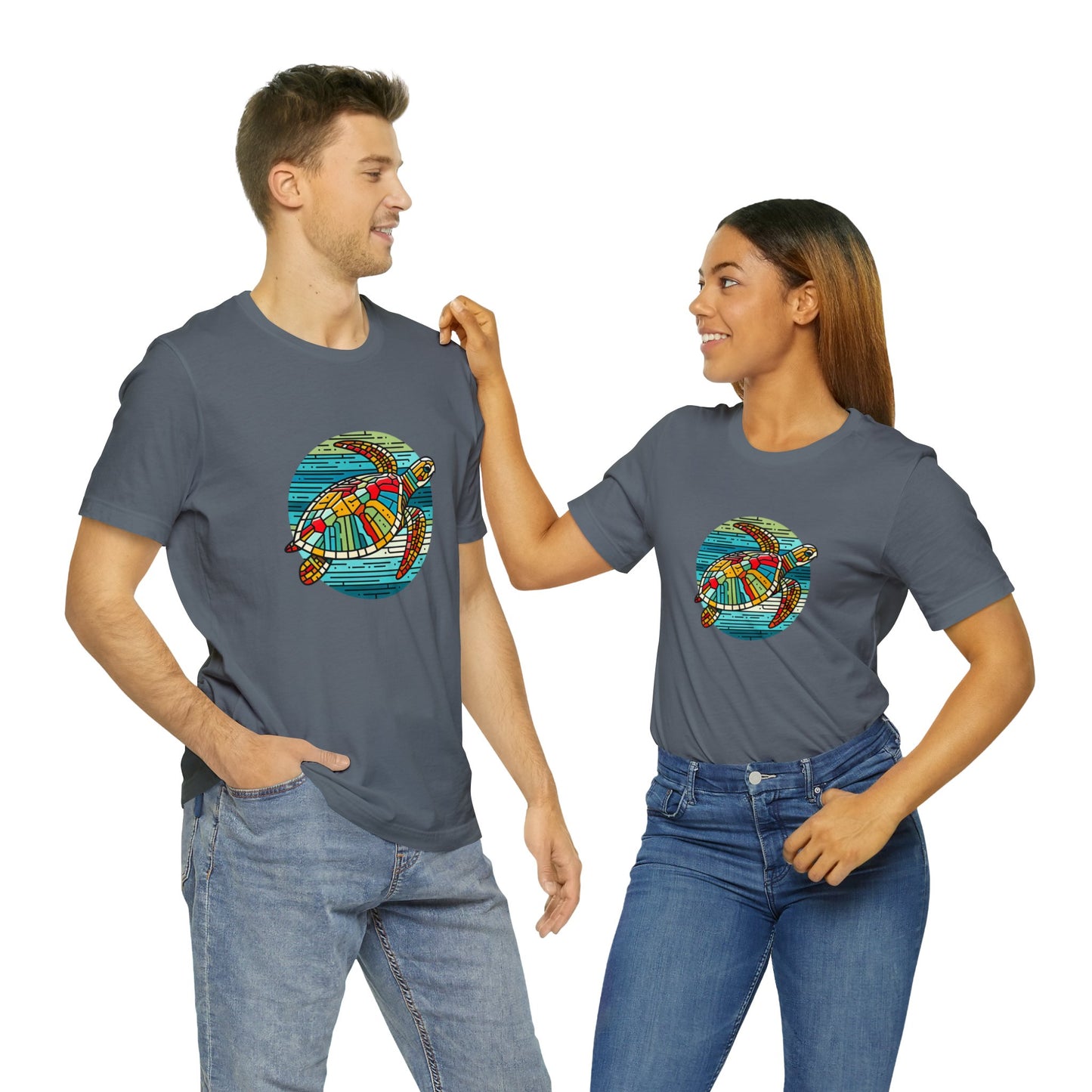 Loggerhead Sea Turtle Kaleidofeel - Snazzle Tee