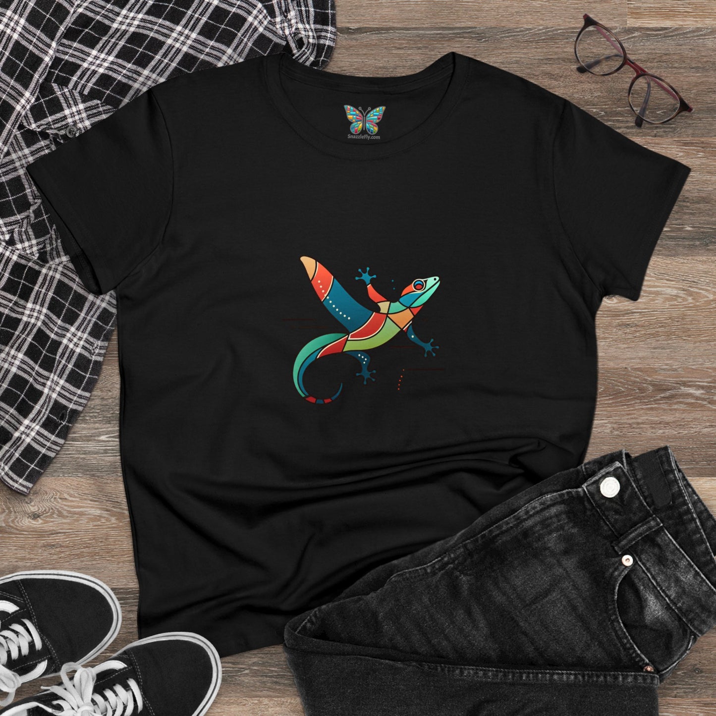 Flying Gecko Nostalglore - Women - Snazzle Tee