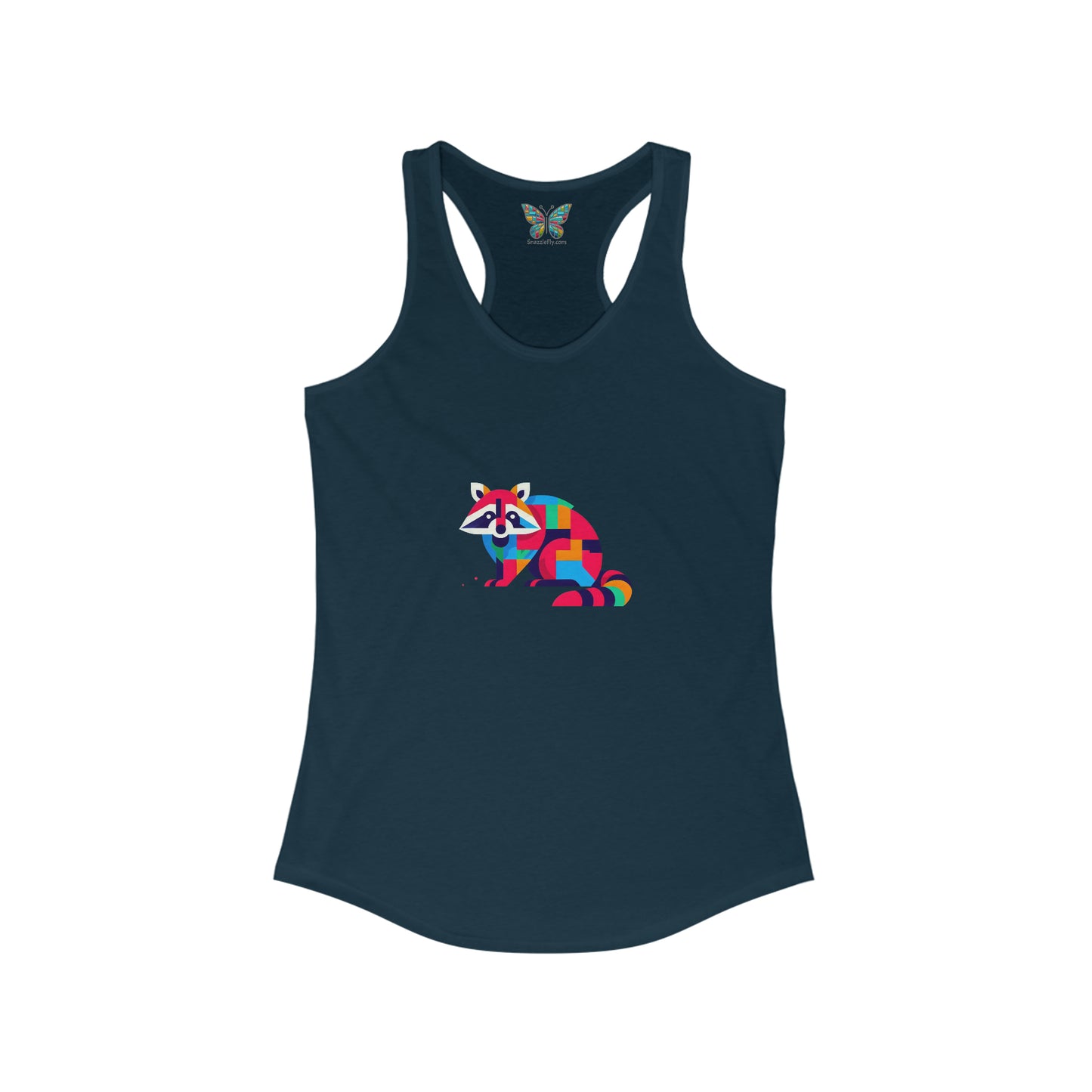 Raccoon Serenafuzzle - Women - Snazzle Tank