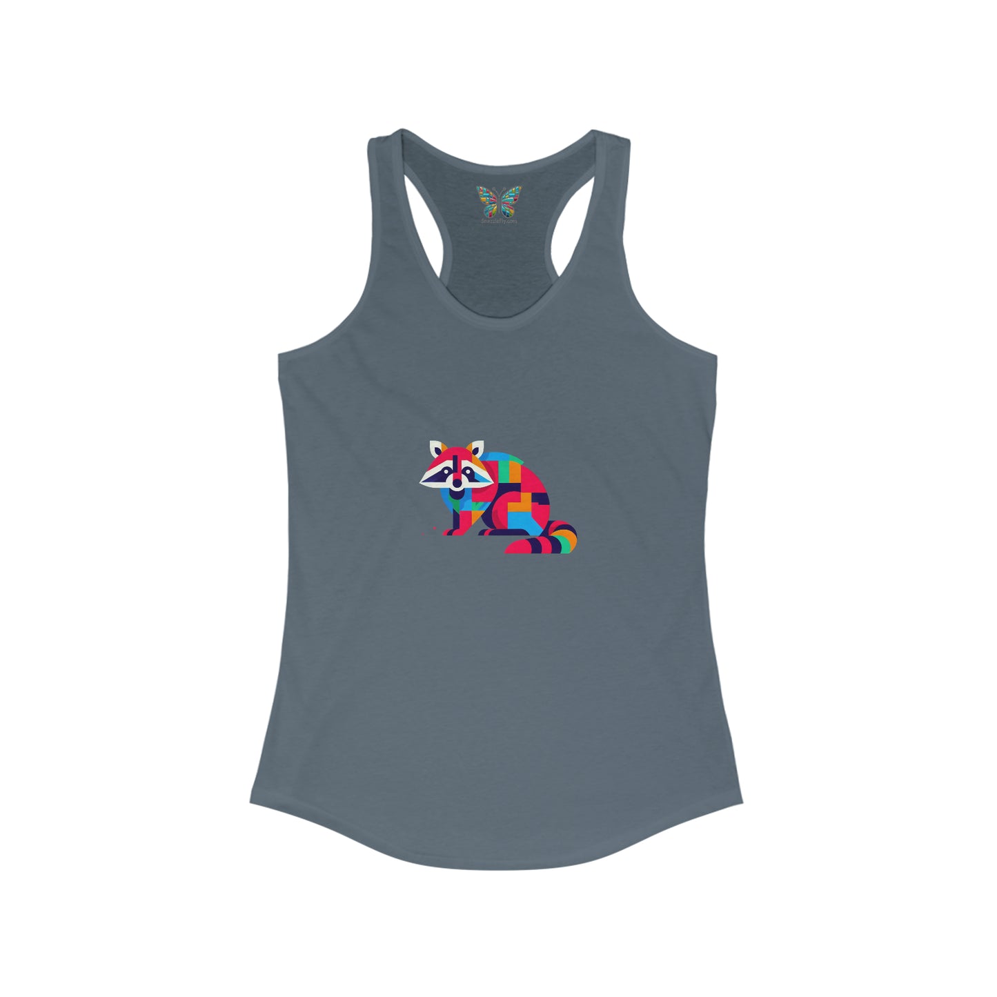 Raccoon Serenafuzzle - Women - Snazzle Tank