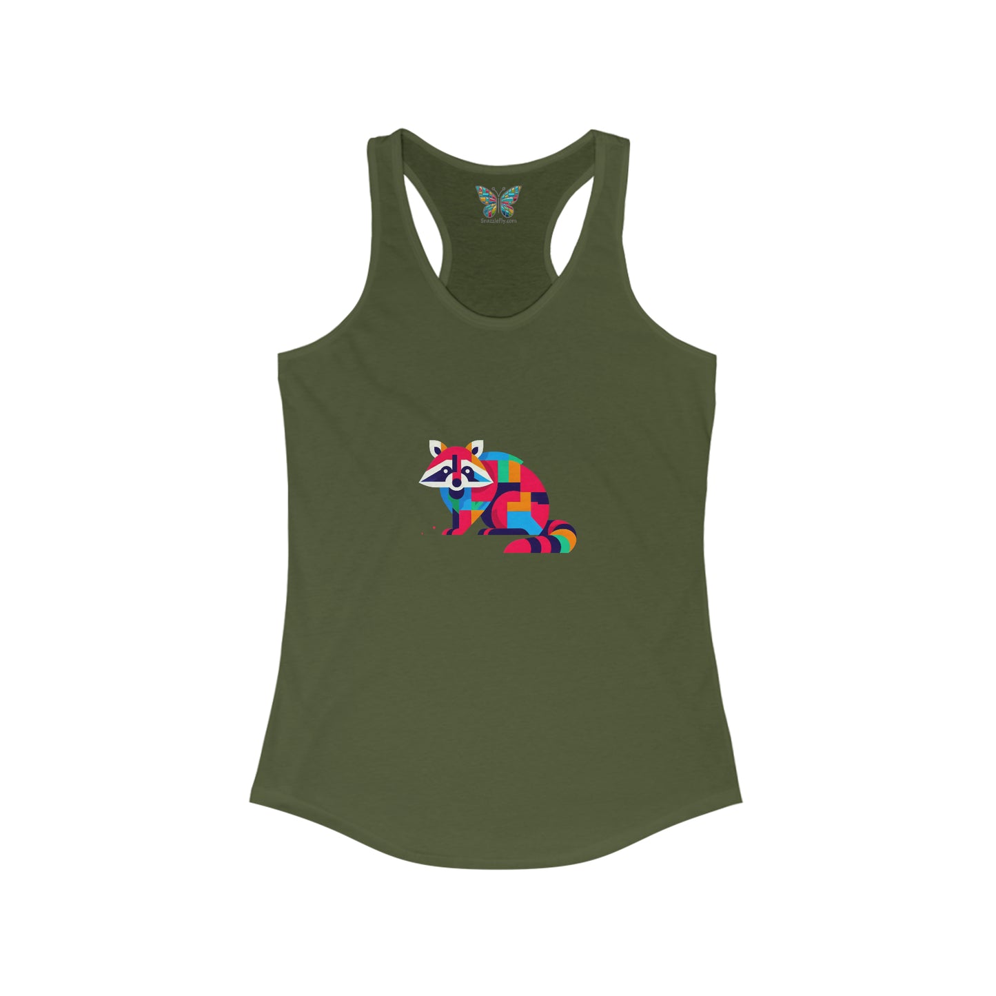 Raccoon Serenafuzzle - Women - Snazzle Tank