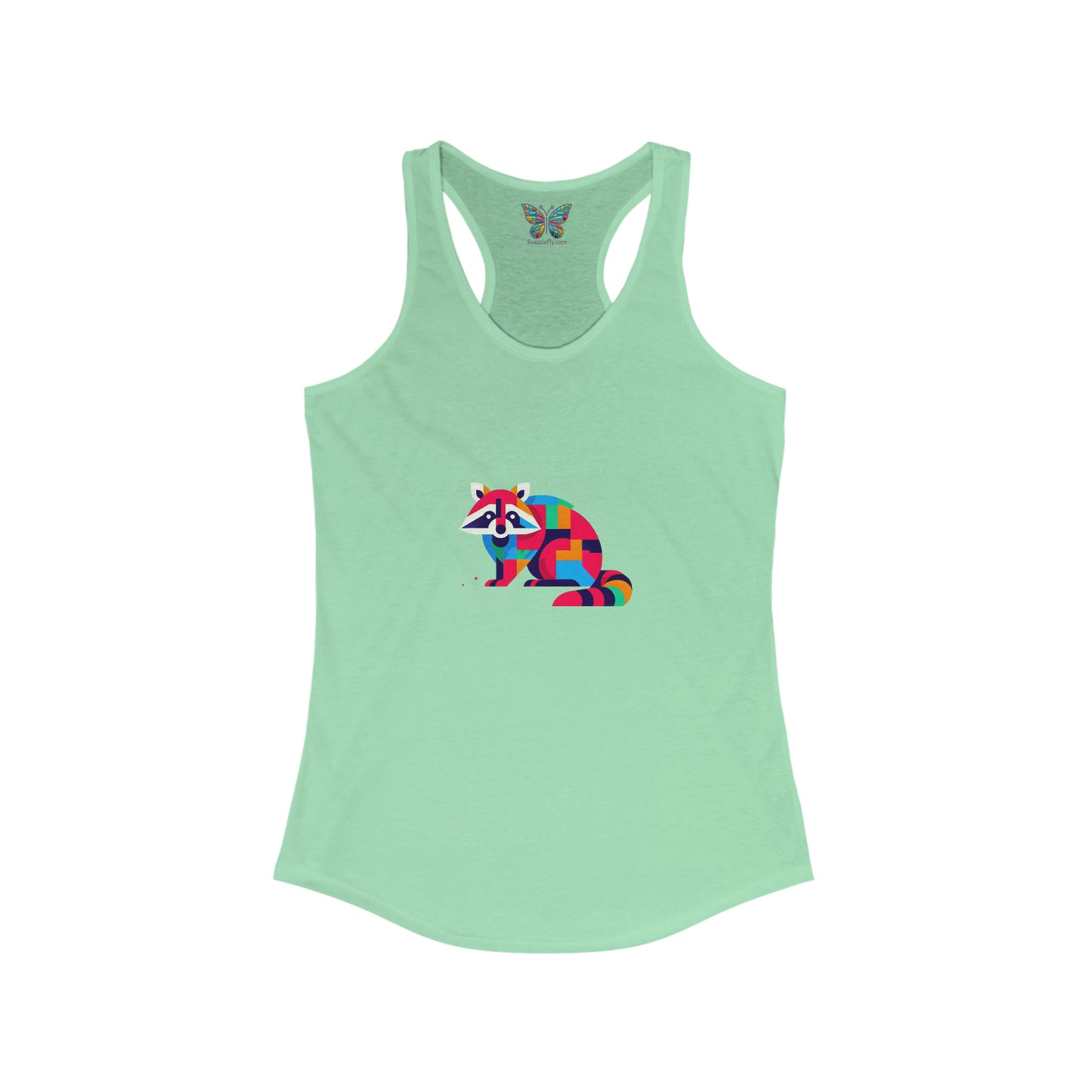 Raccoon Serenafuzzle - Women - Snazzle Tank