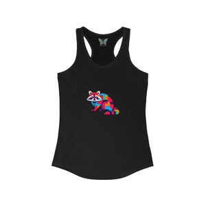 Raccoon Serenafuzzle - Women - Snazzle Tank