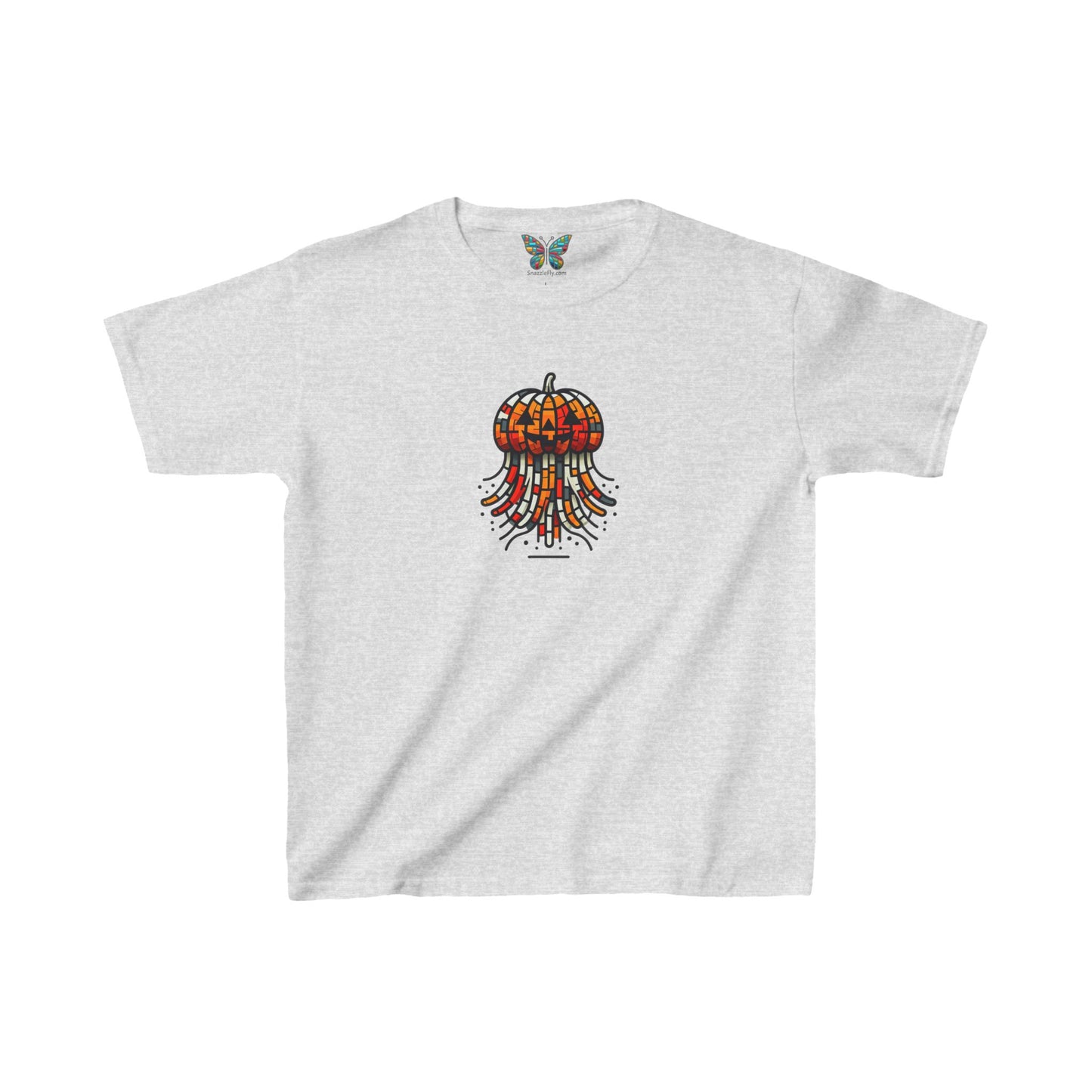 Jack-o'-Lantern Jellyfish Mirthmosphere - Youth - Snazzle Tee