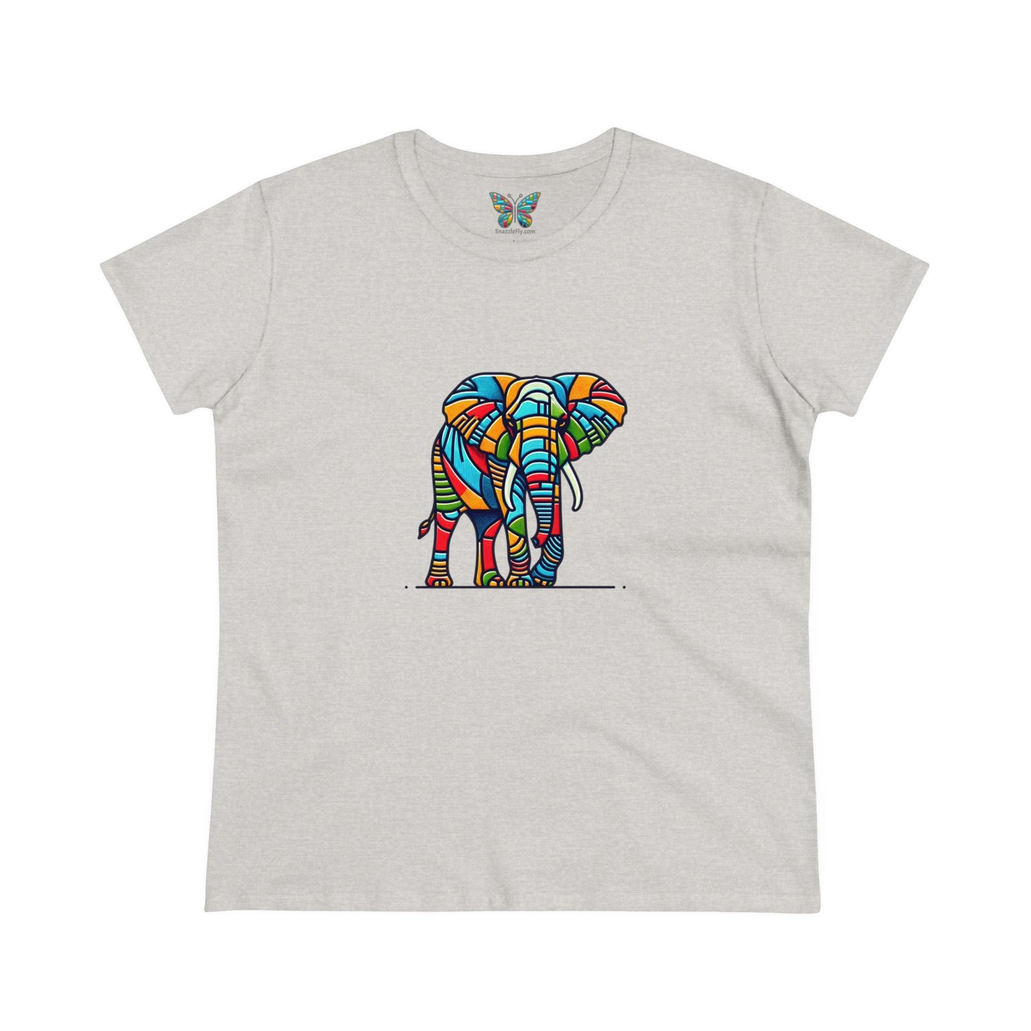 African Elephant Serenitude - Women - Snazzle Tee