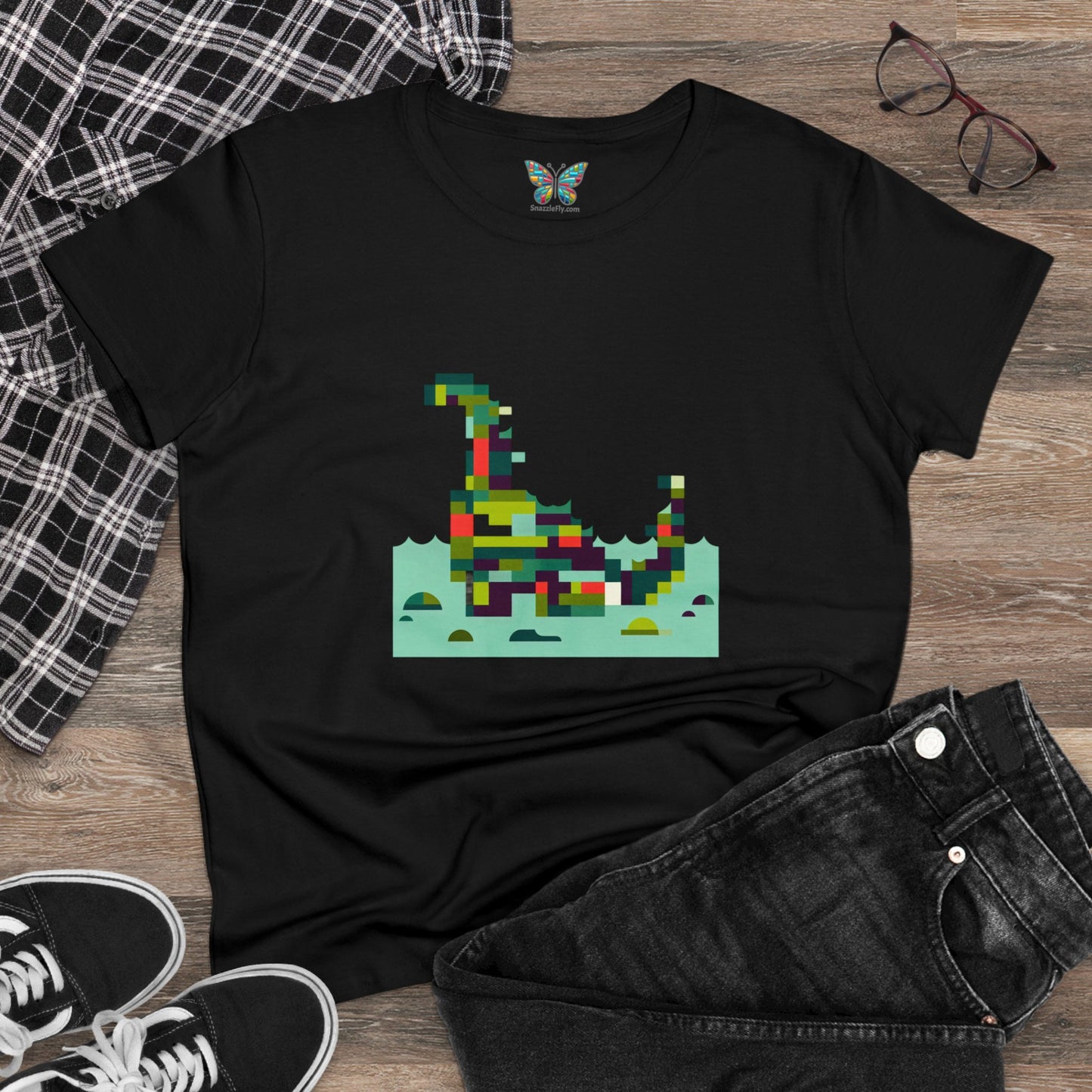 Loch Ness Monster Exquisplority - Women - Snazzle Tee