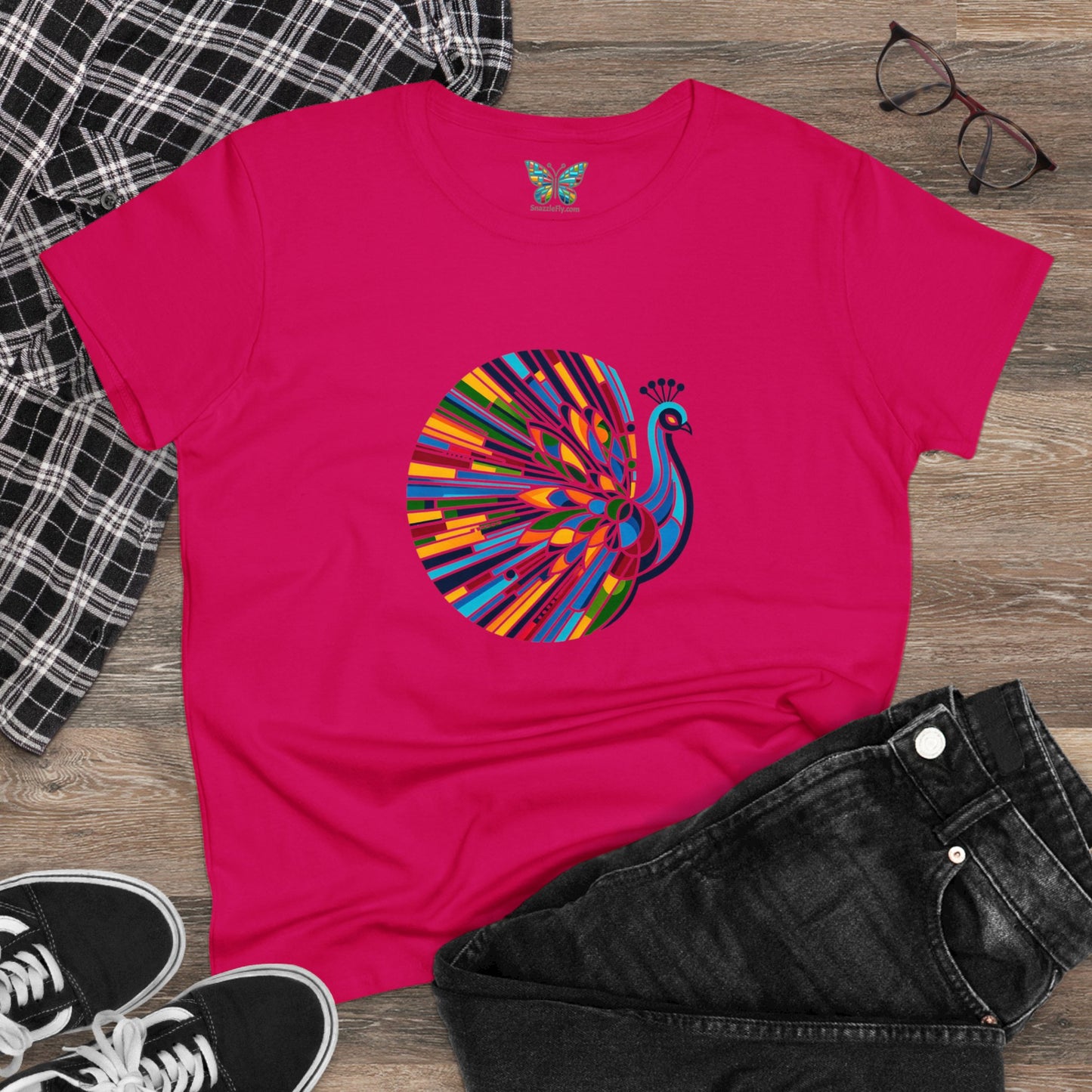 Peacock Blissment - Women - Snazzle Tee