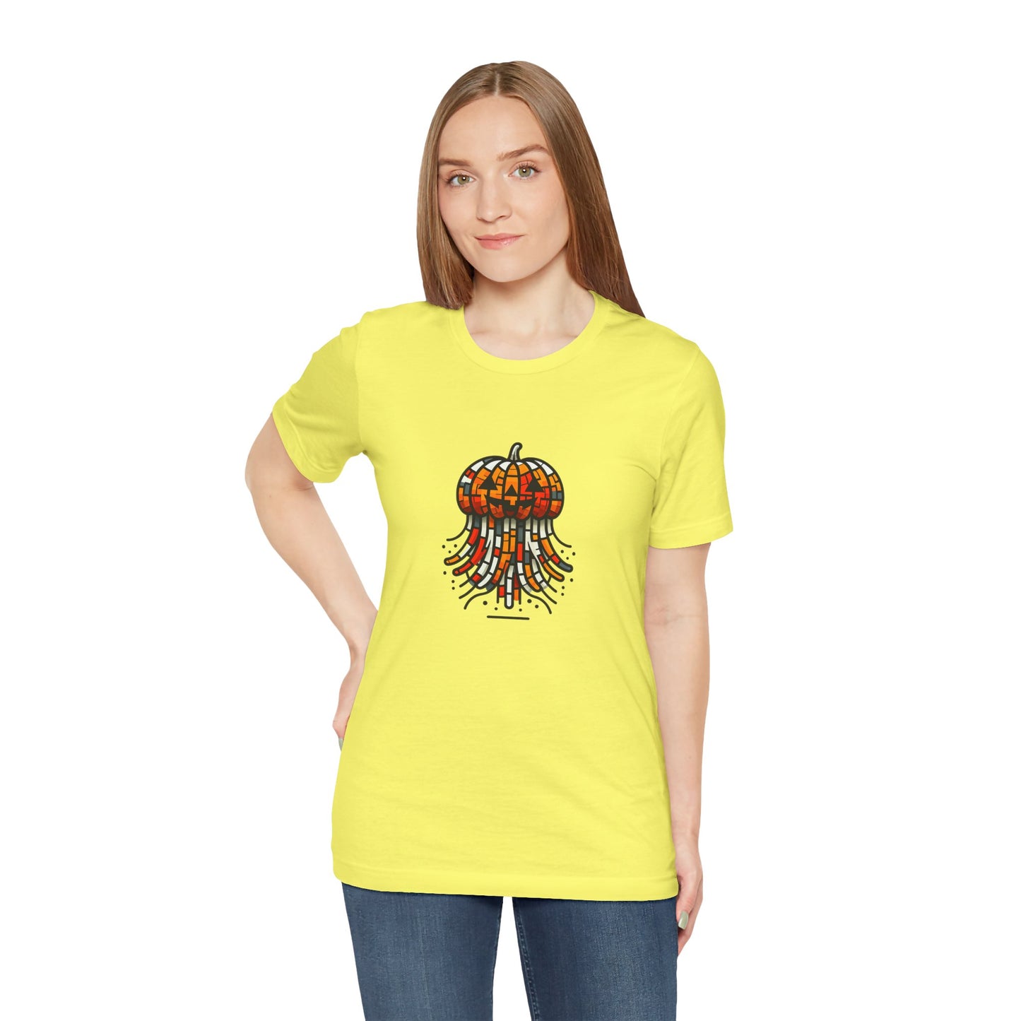 Jack-o'-Lantern Jellyfish Mirthmosphere - Snazzle Tee