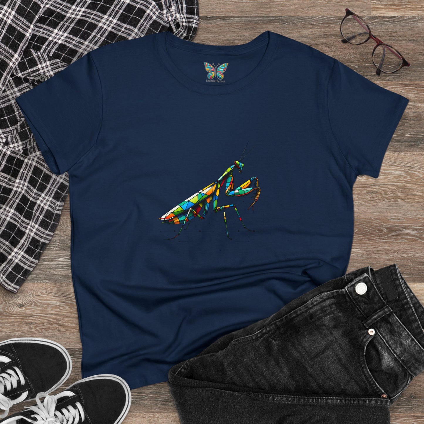 Praying Mantis Inspirapture - Women - Snazzle Tee