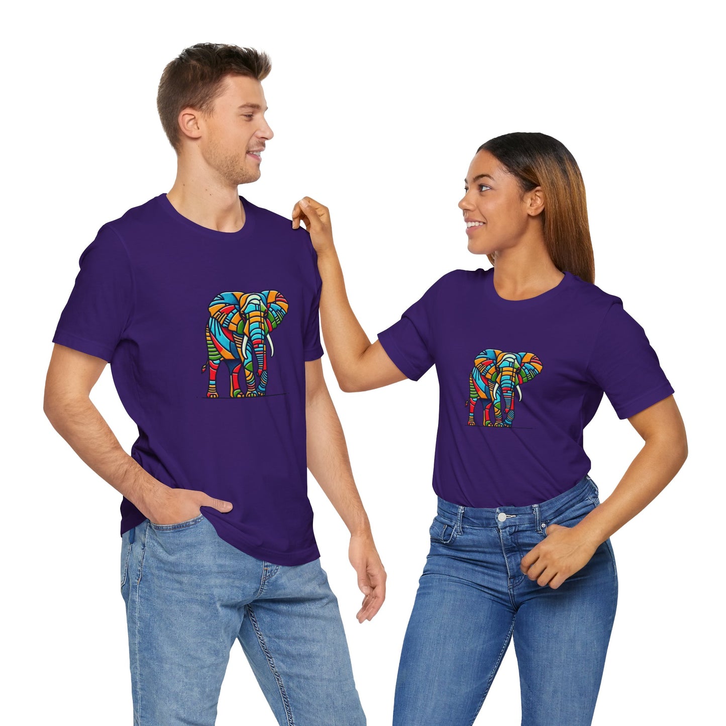 African Elephant Serenitude - Snazzle Tee