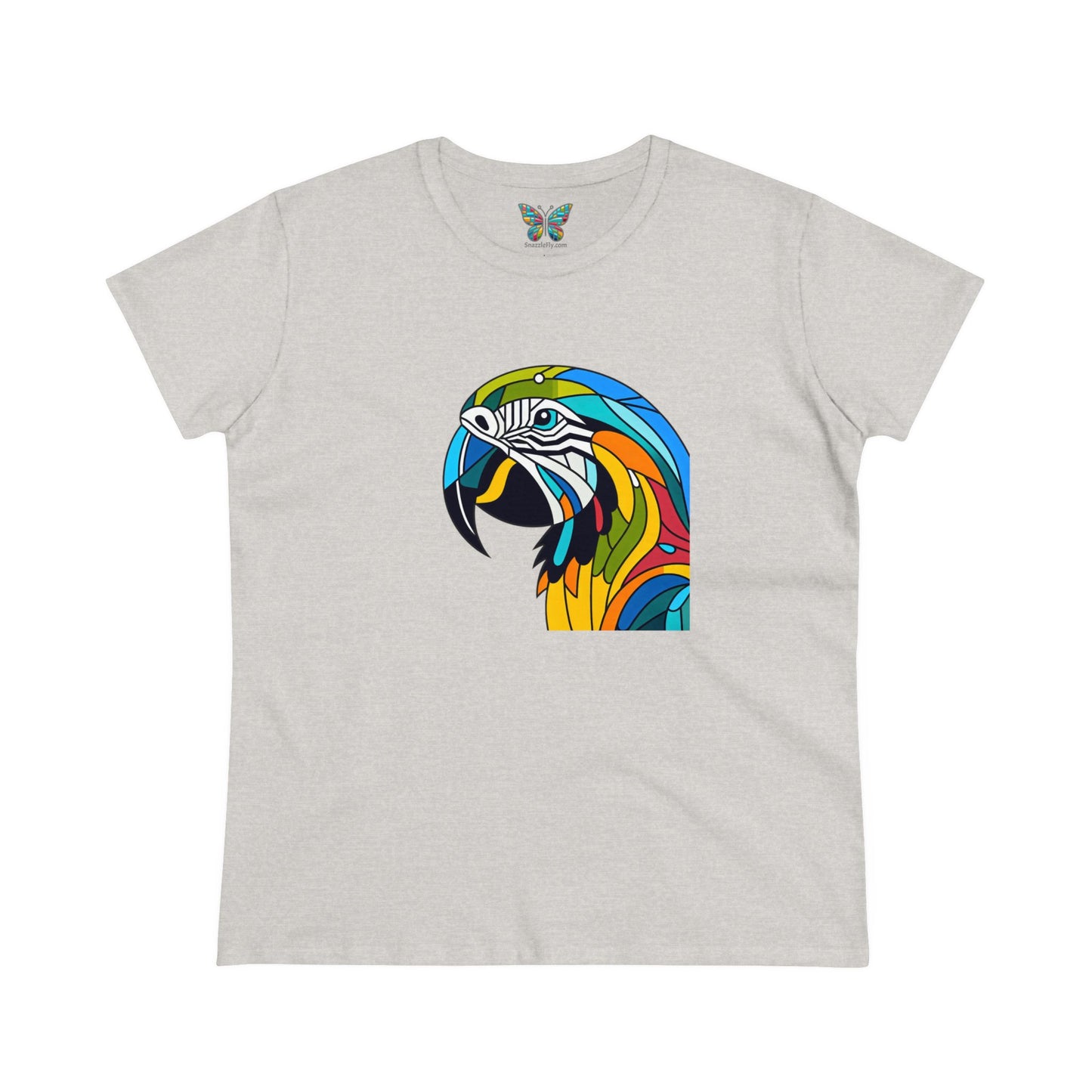 Macaw Parrot Kaleidoshimmer - Women - Snazzle Tee