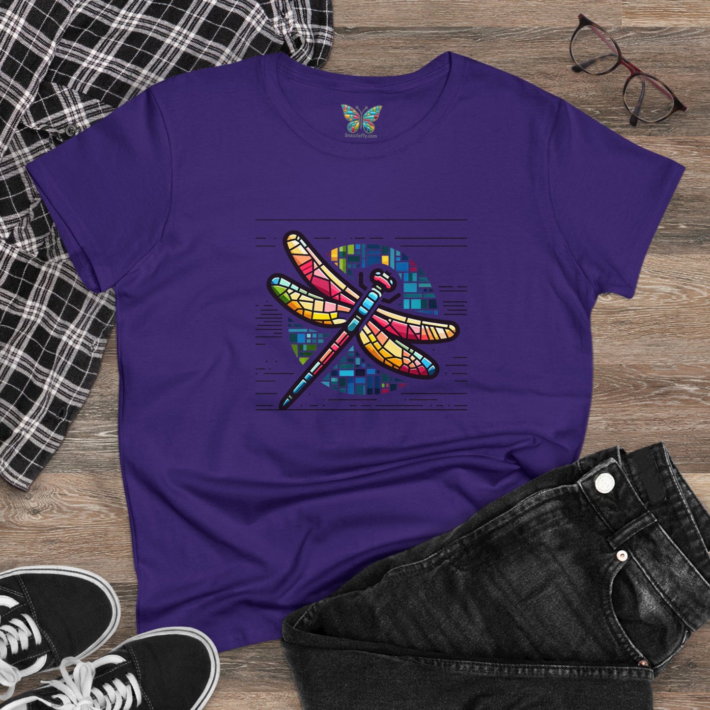 Dragonfly Dazzloresque - Women - Snazzle Tee