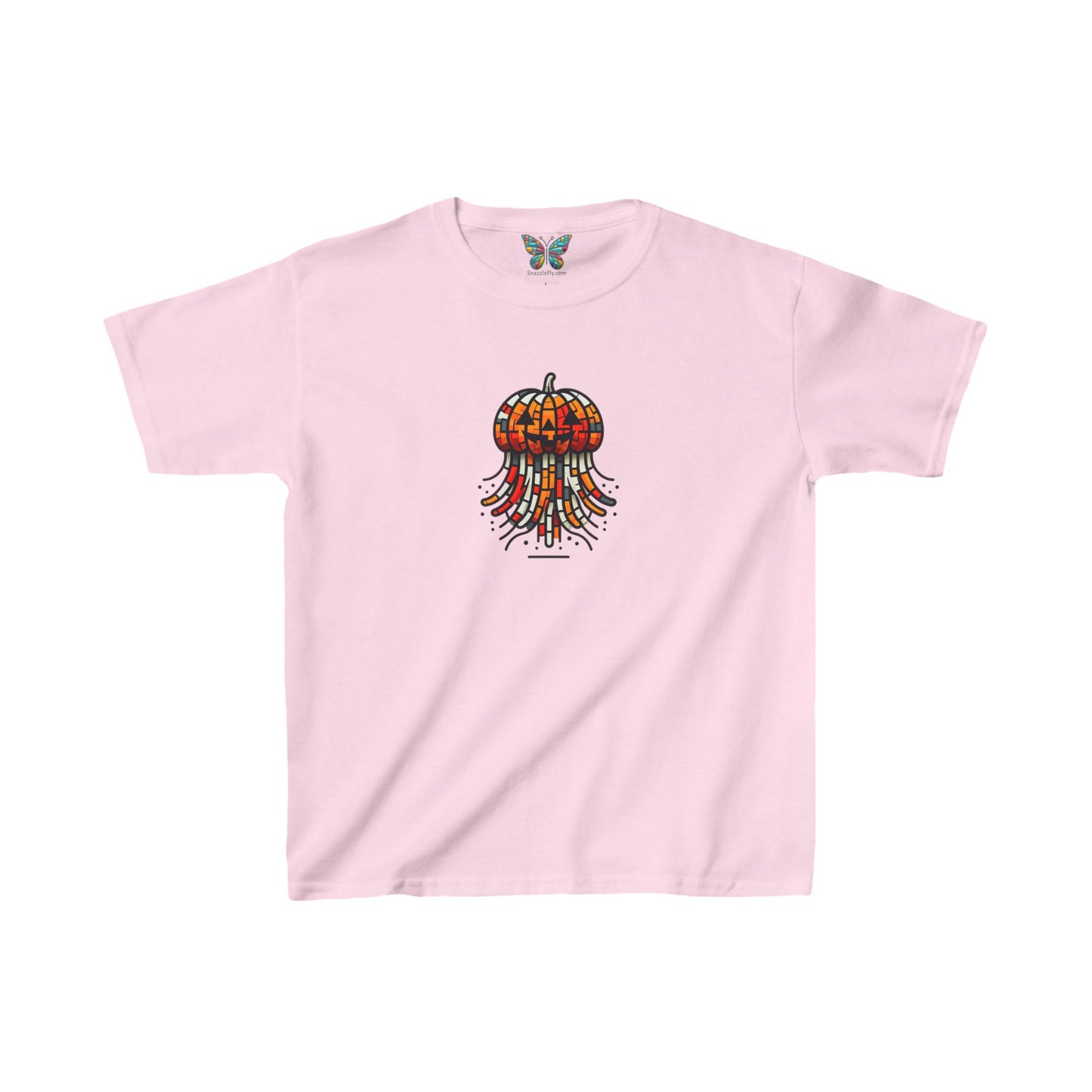 Jack-o'-Lantern Jellyfish Mirthmosphere - Youth - Snazzle Tee