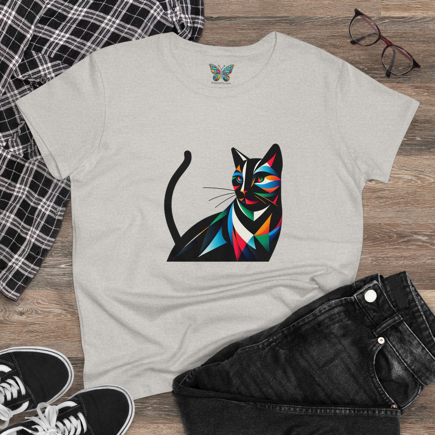 Black Cat Merelune - Women - Snazzle Tee