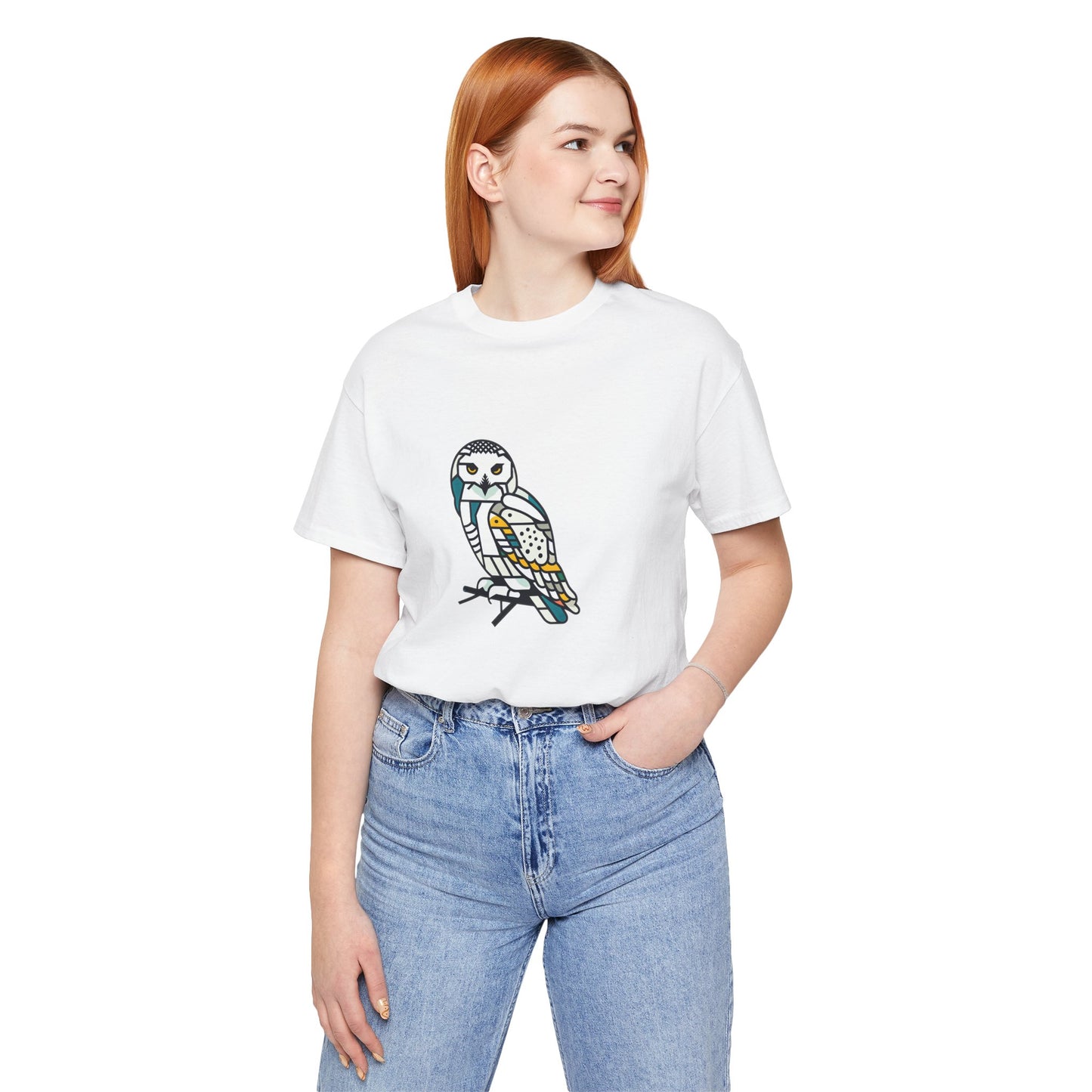 Snowy Owl Expancesthetic - Snazzle Tee