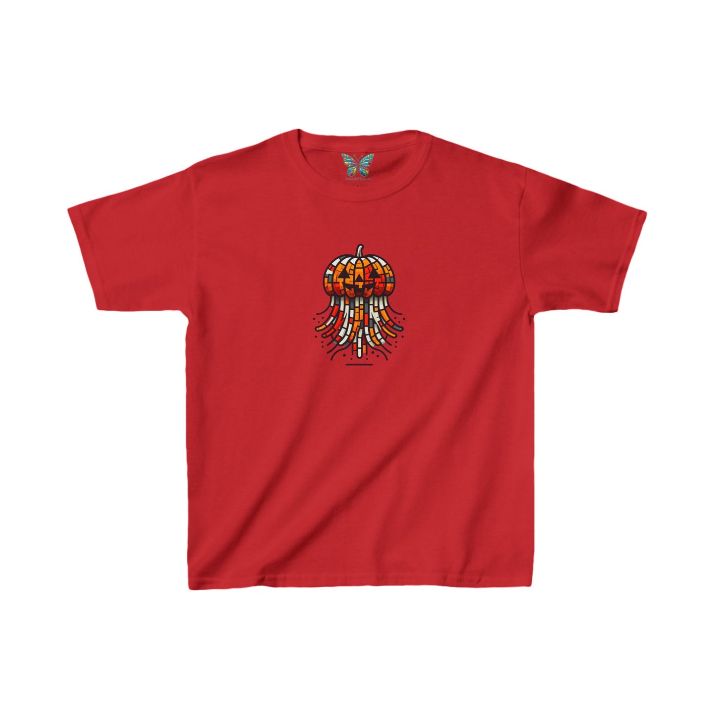 Jack-o'-Lantern Jellyfish Mirthmosphere - Youth - Snazzle Tee