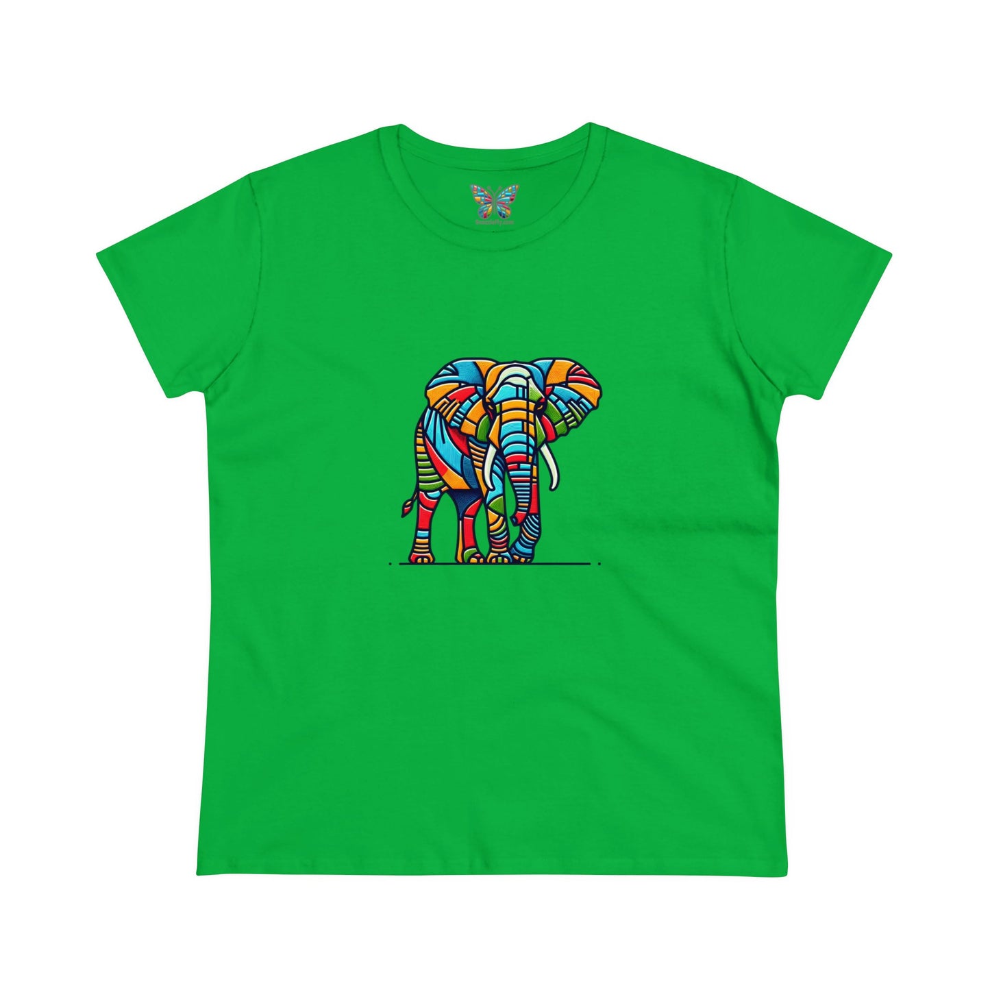 African Elephant Serenitude - Women - Snazzle Tee