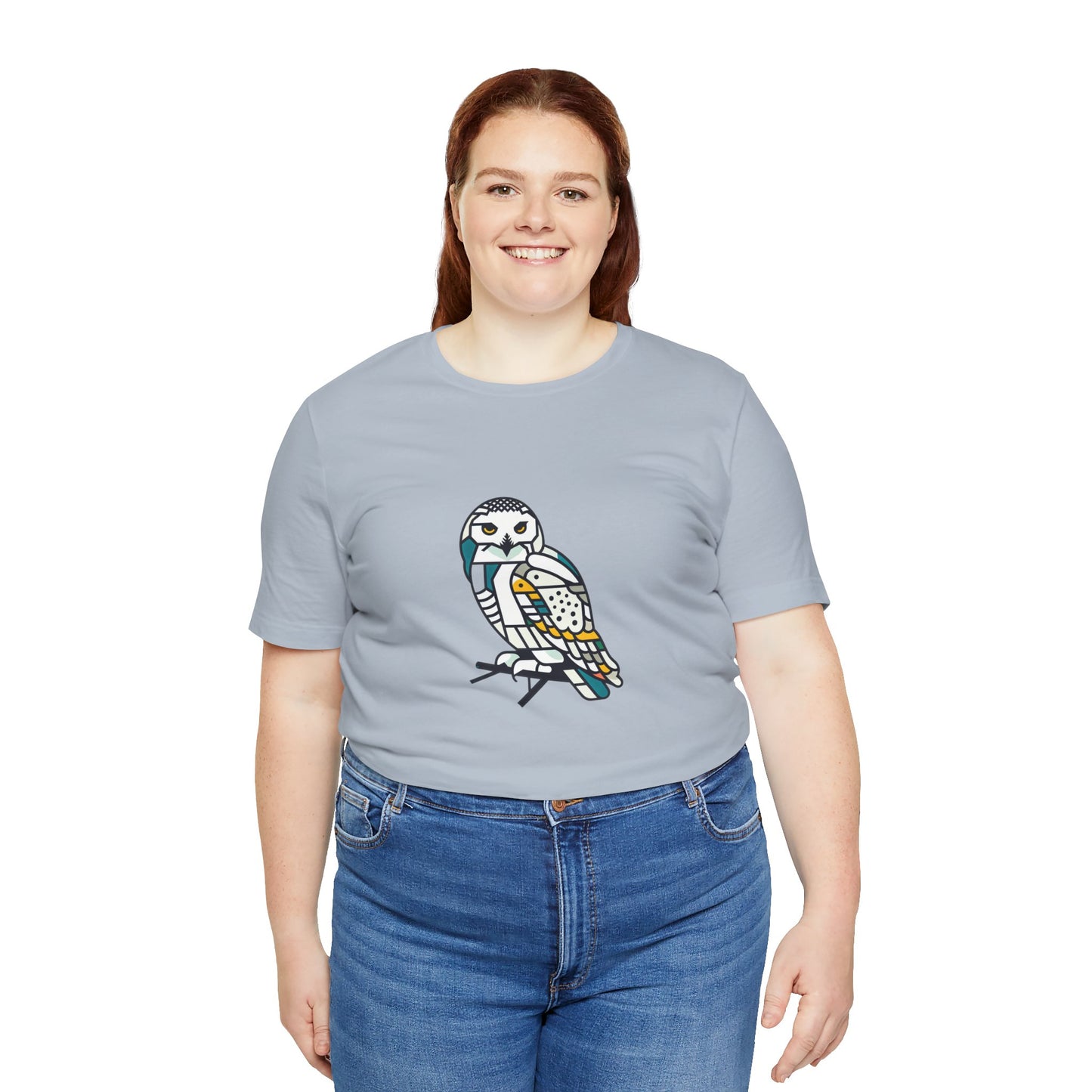 Snowy Owl Expancesthetic - Snazzle Tee